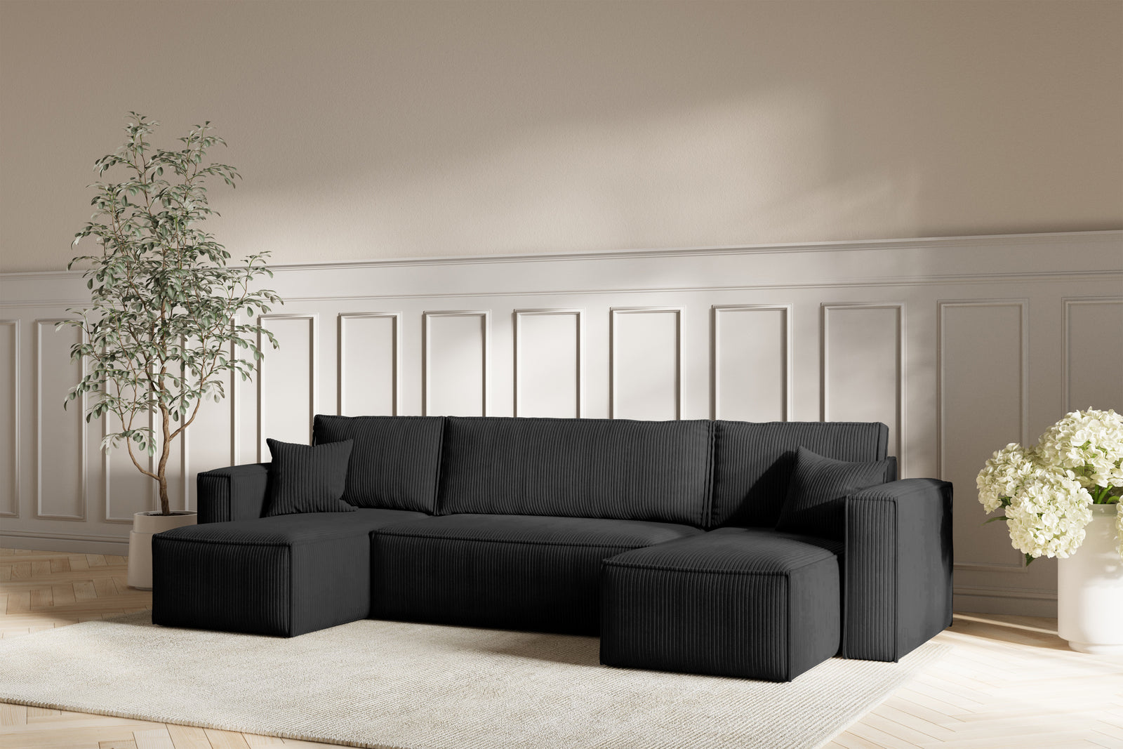 Neo Sovesofa U - Velvet Black