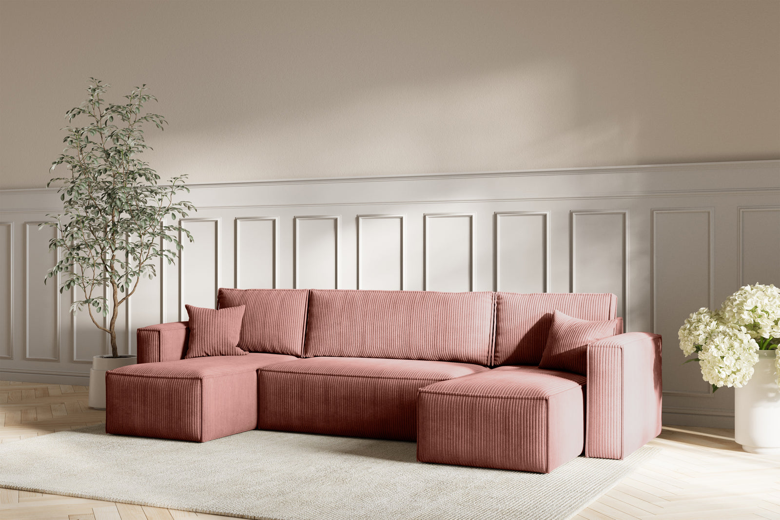 Neo Sovesofa U - Velvet Blush