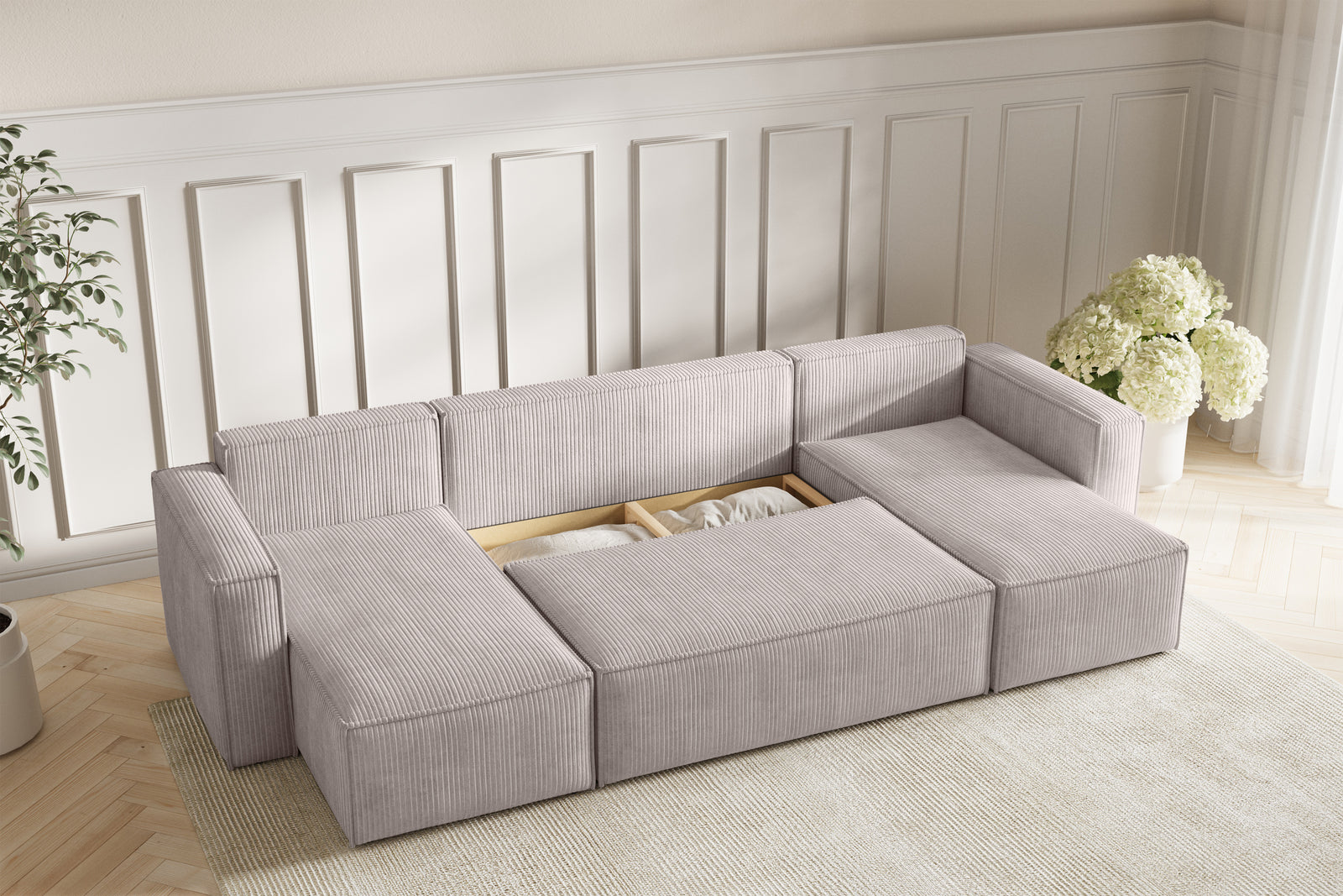 Neo Sovesofa U - Velvet Clay