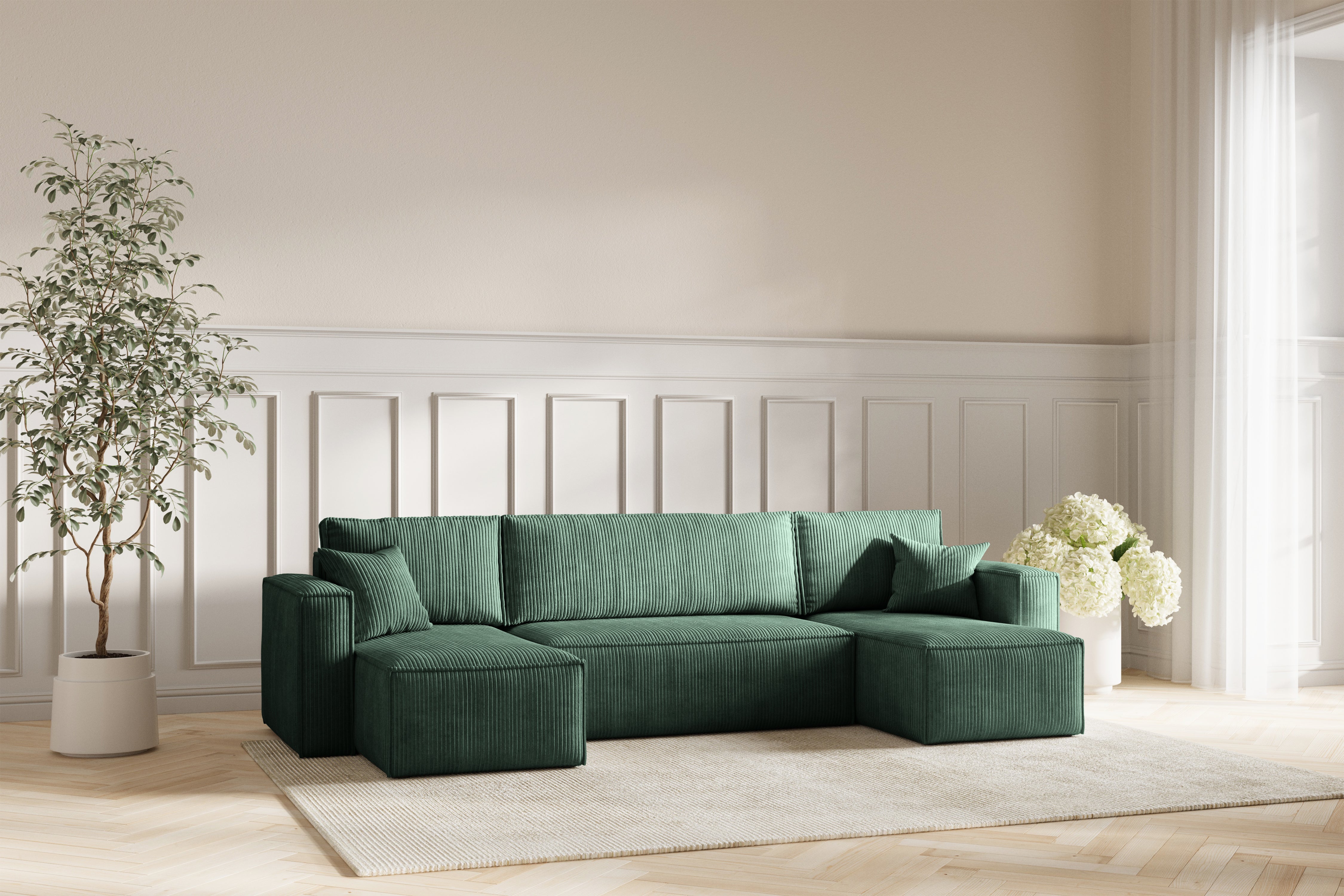 Neo Sovesofa U - Velvet Green