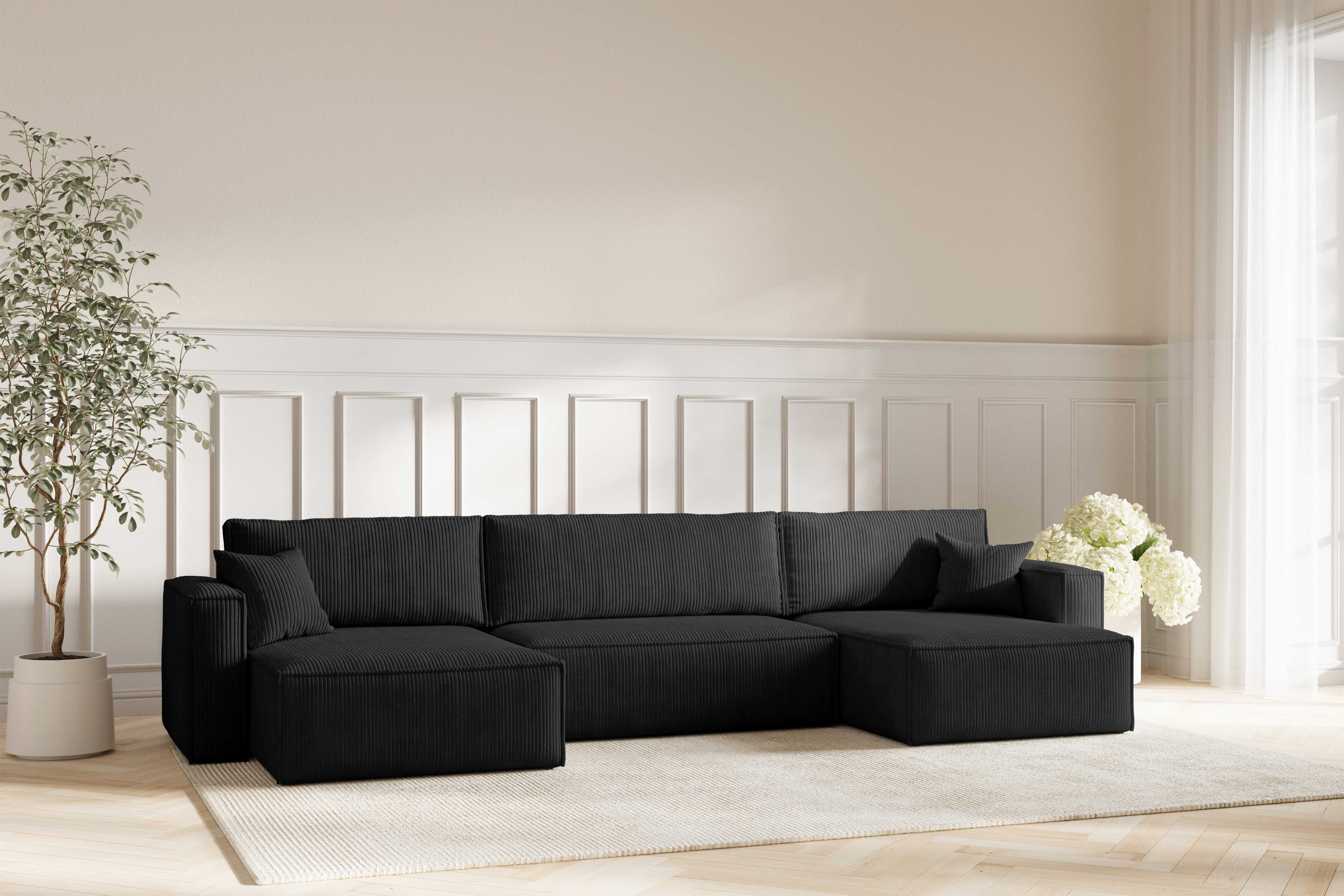Neo Sovesofa U XL - Velvet Black