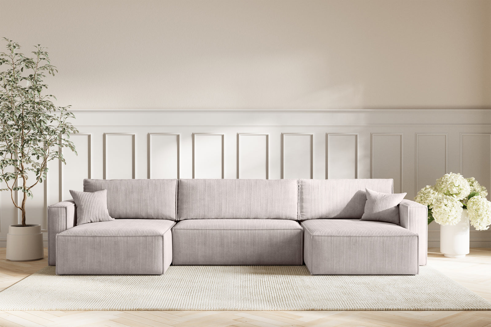 Neo Sovesofa U XL - Velvet Clay