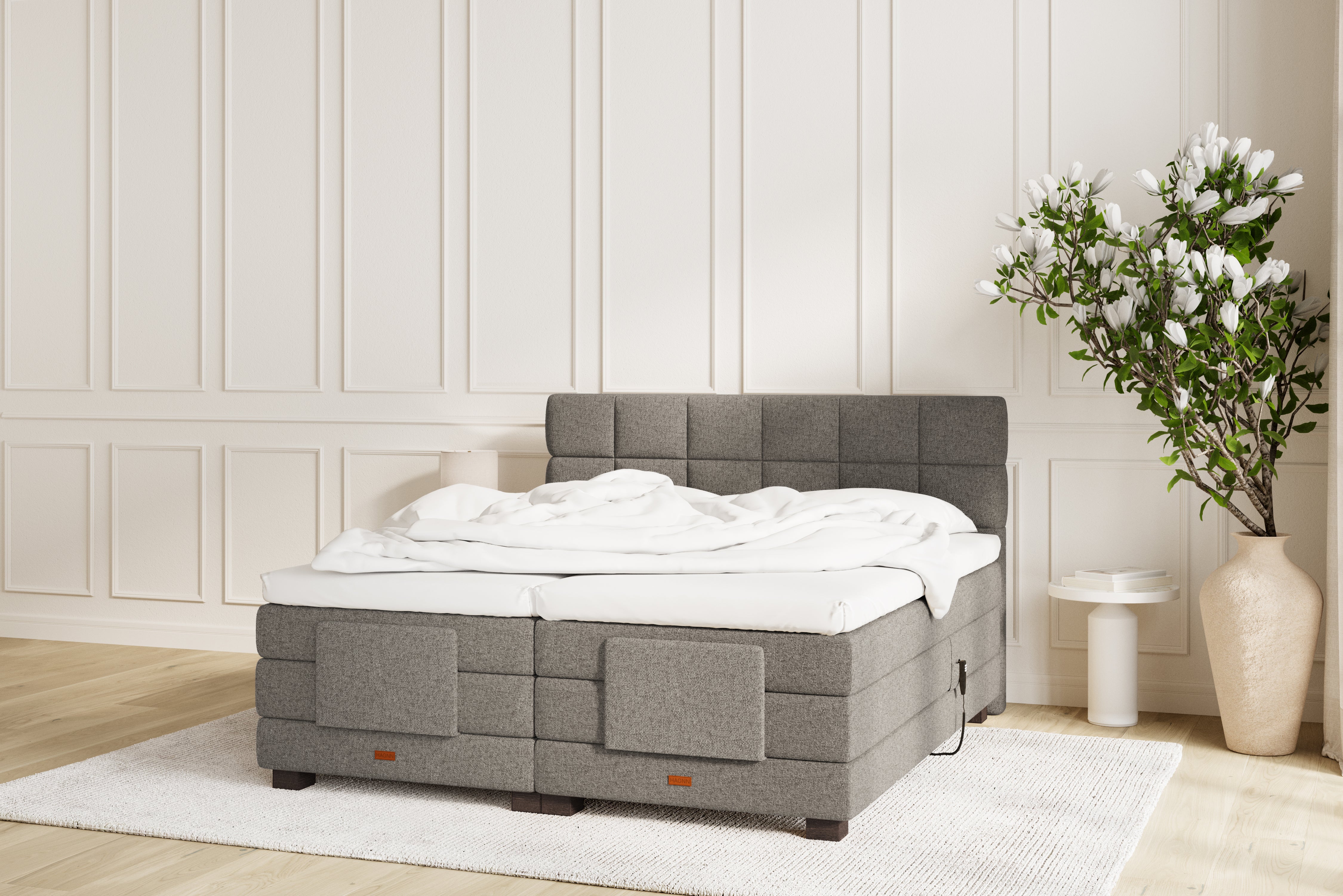 SÖVNN Osva Elevationsseng - 140x200 - Grå