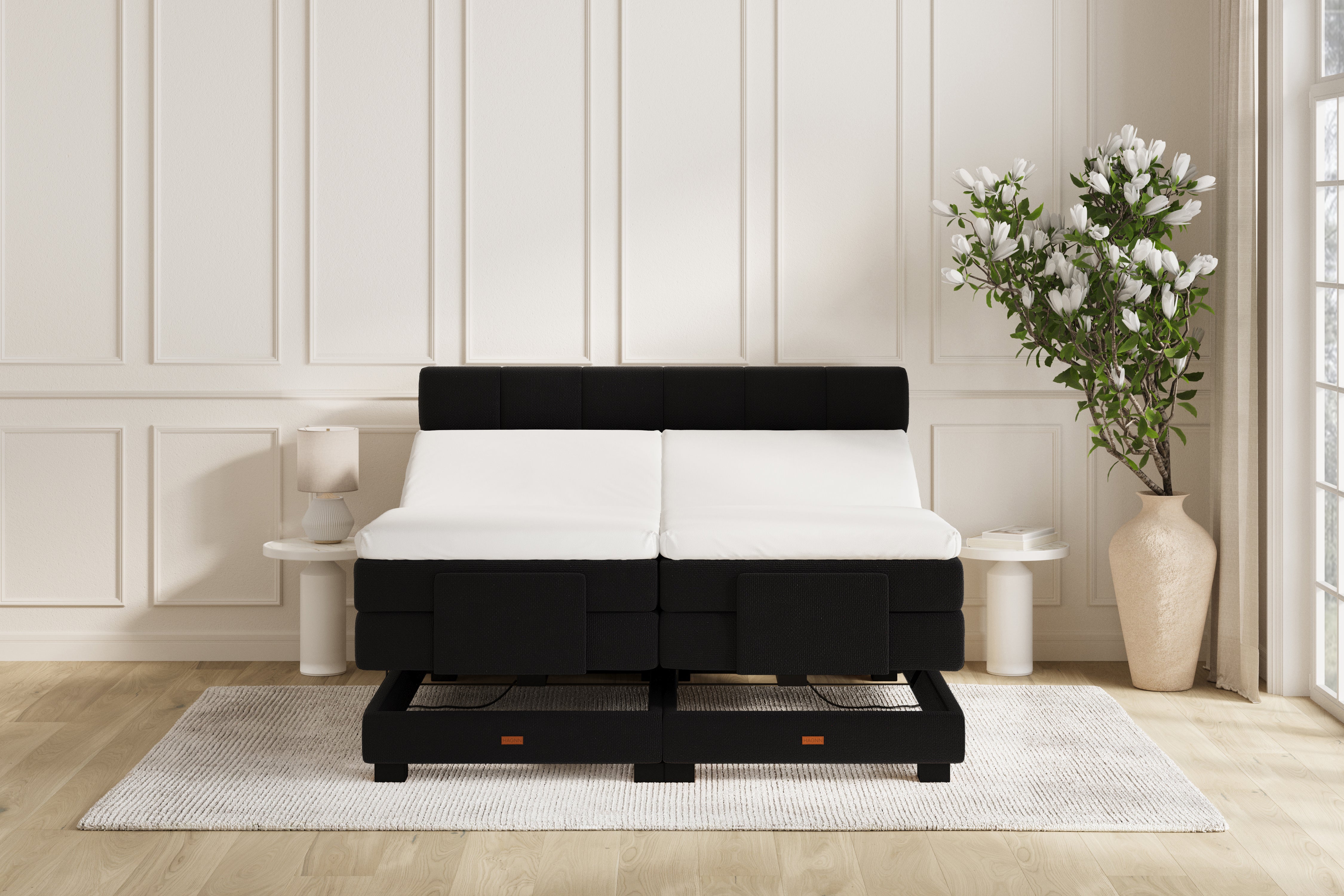 SÖVNN Osva Elevationsseng - 90x200 - Sort