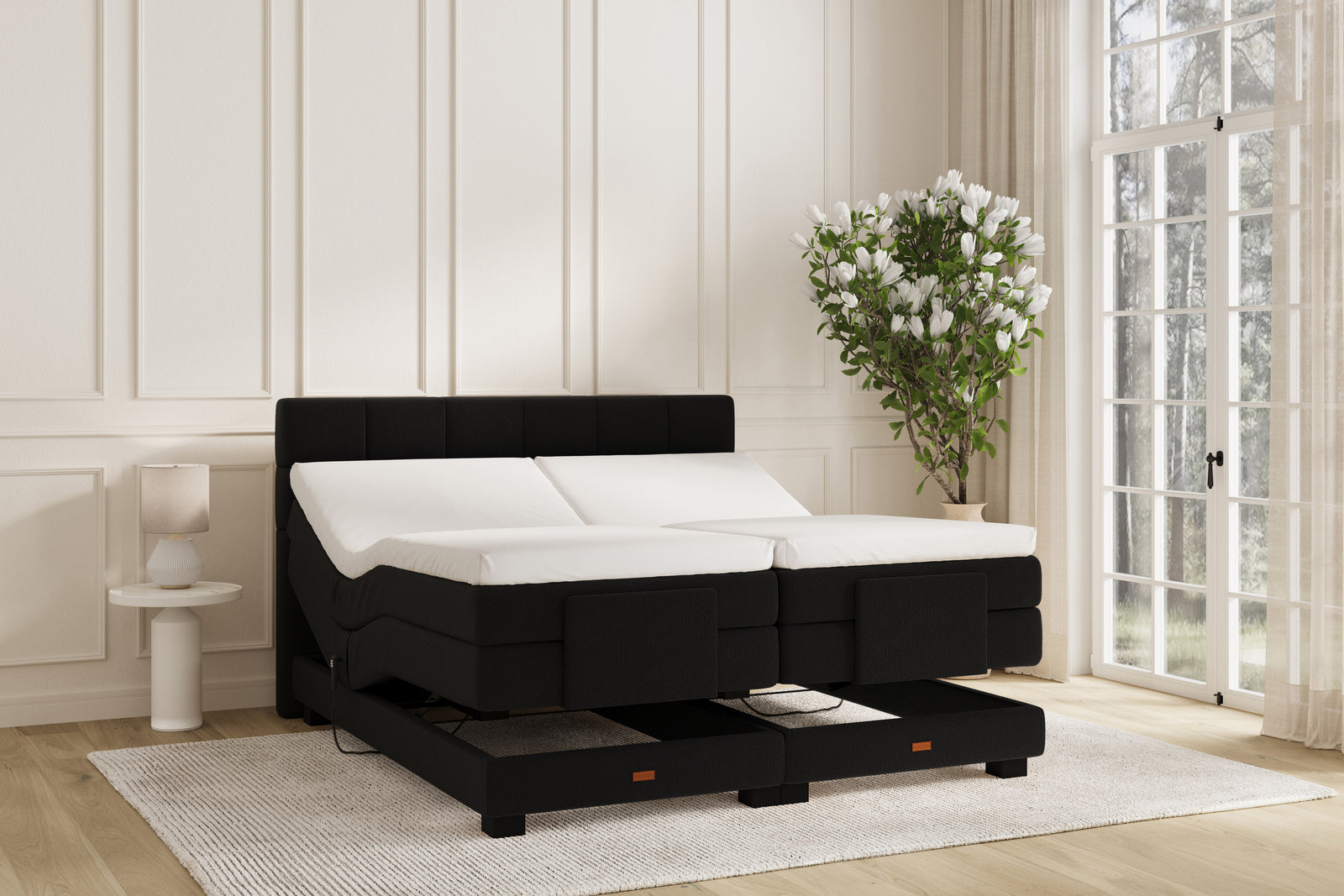 SÖVNN Osva Elevationsseng - 140x200 - Sort