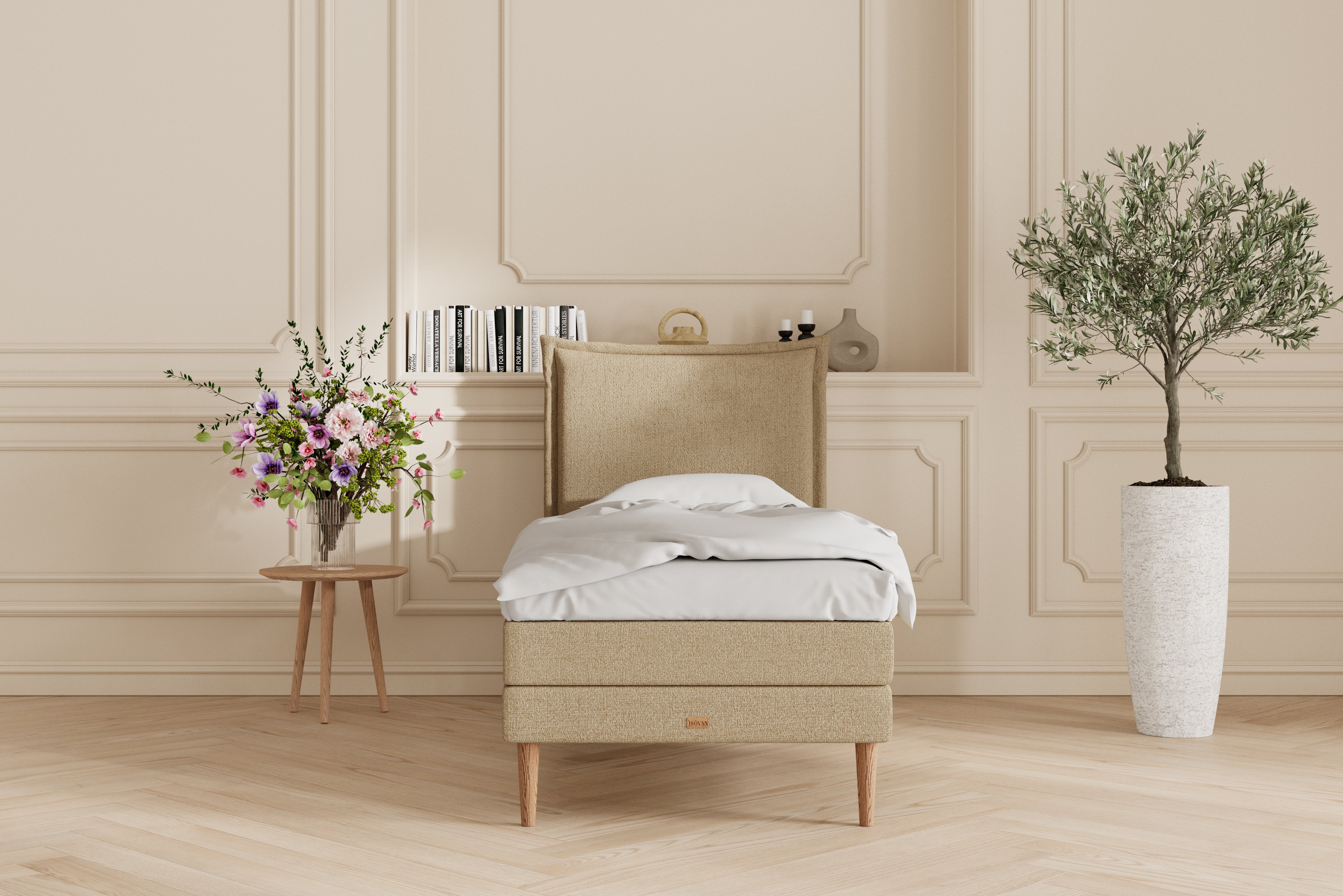 SÖVNN Prestige Kontinentalseng - 90x200 - Sand