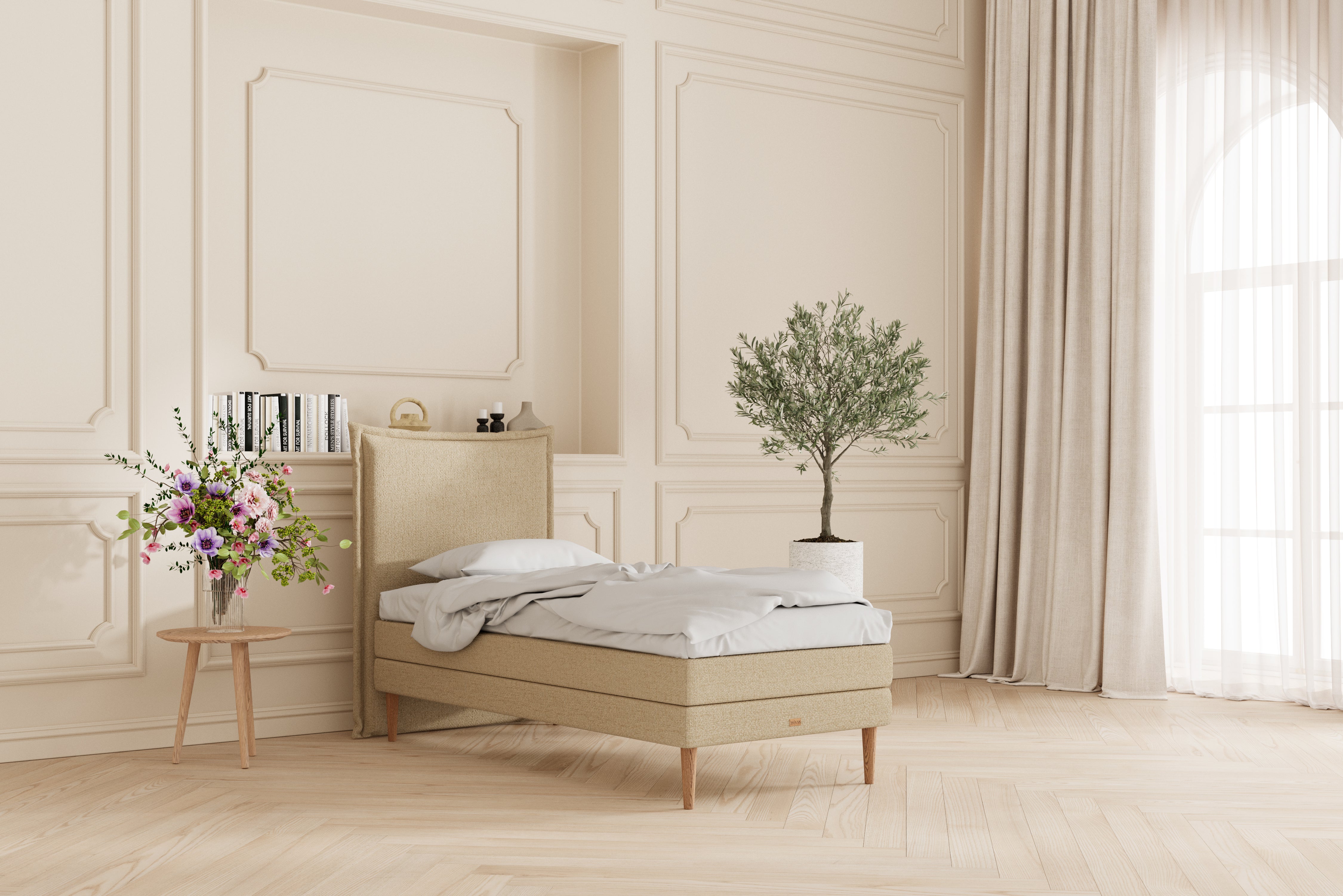 SÖVNN Prestige Kontinentalseng - 90x200 - Sand