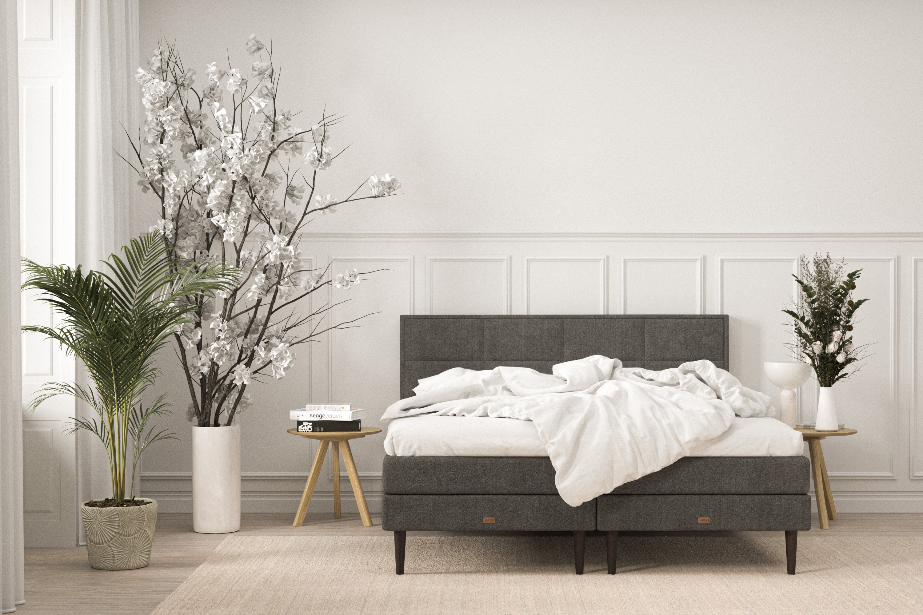 SÖVNN Emma Kontinentalseng - 160x200 - Grå