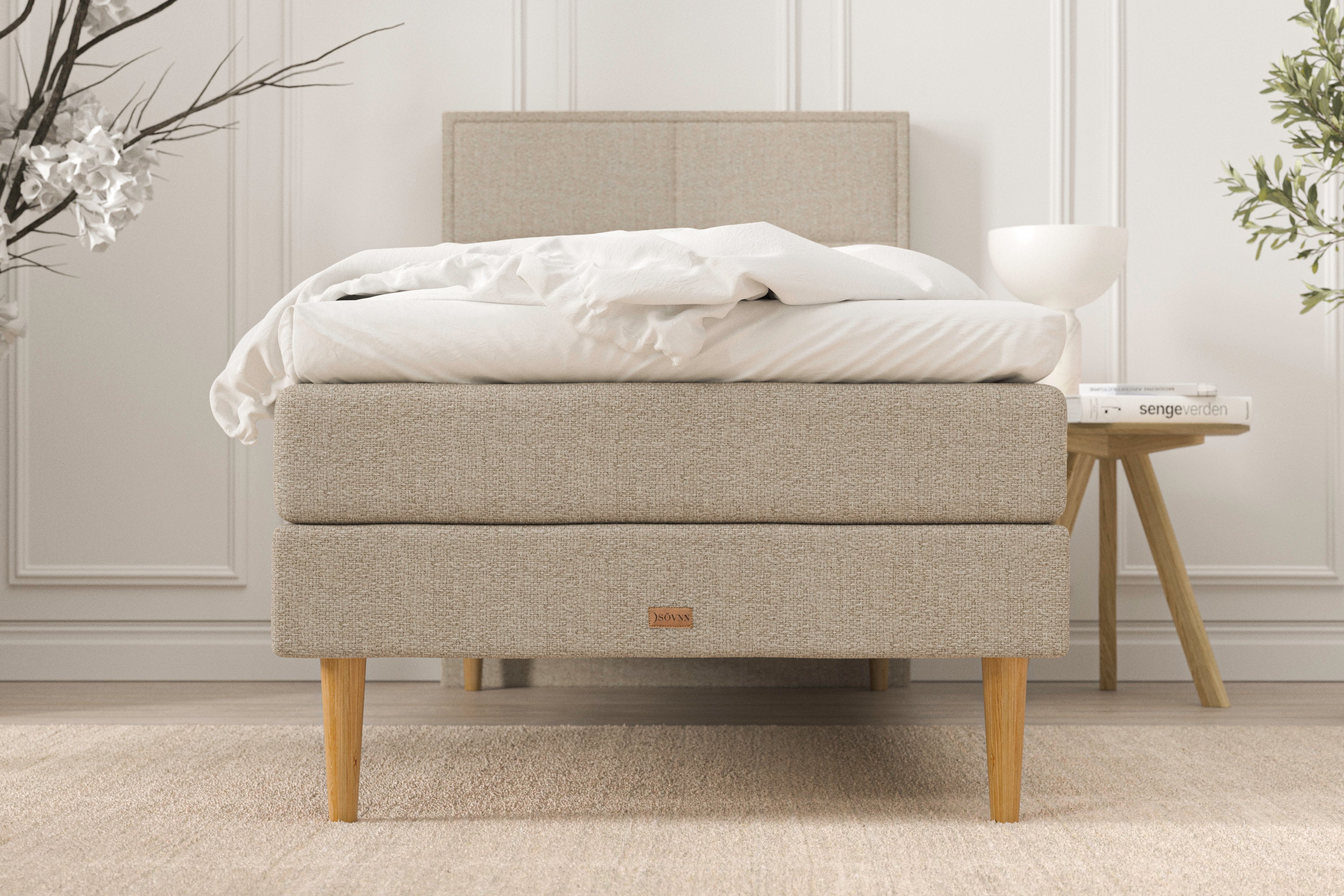 SÖVNN Emma Kontinentalseng - 90x200 - Sand