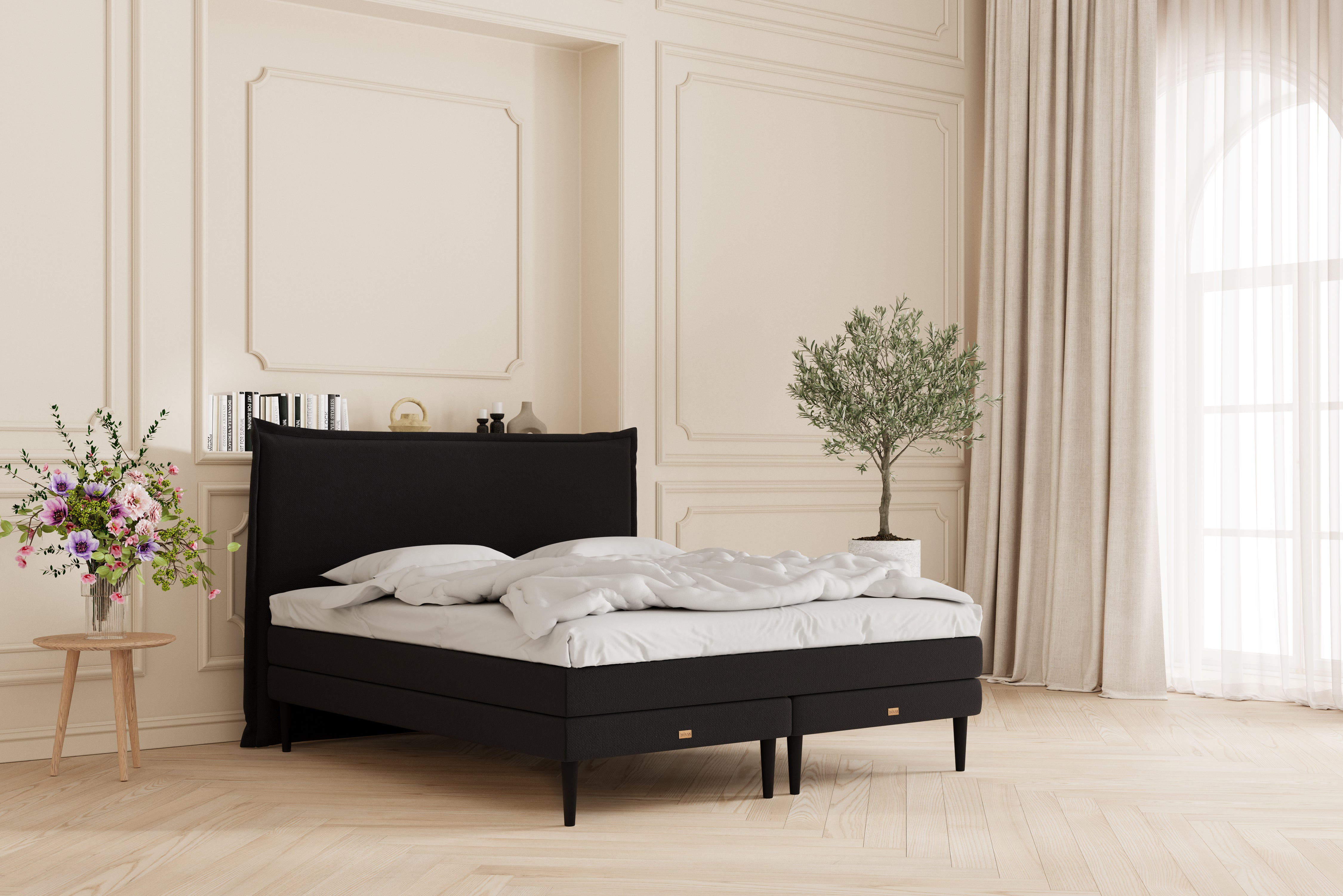 SÖVNN Prestige Kontinentalseng - 180x200 - Sort