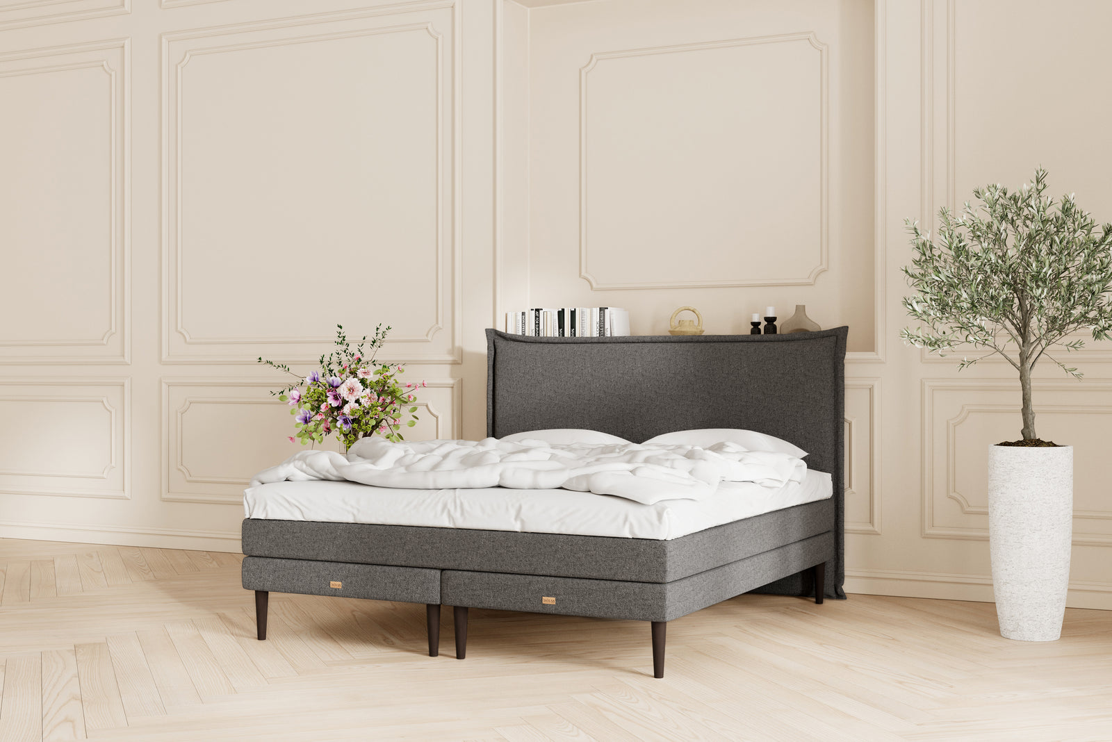 SÖVNN Prestige Kontinentalseng - 180x210 - Grå