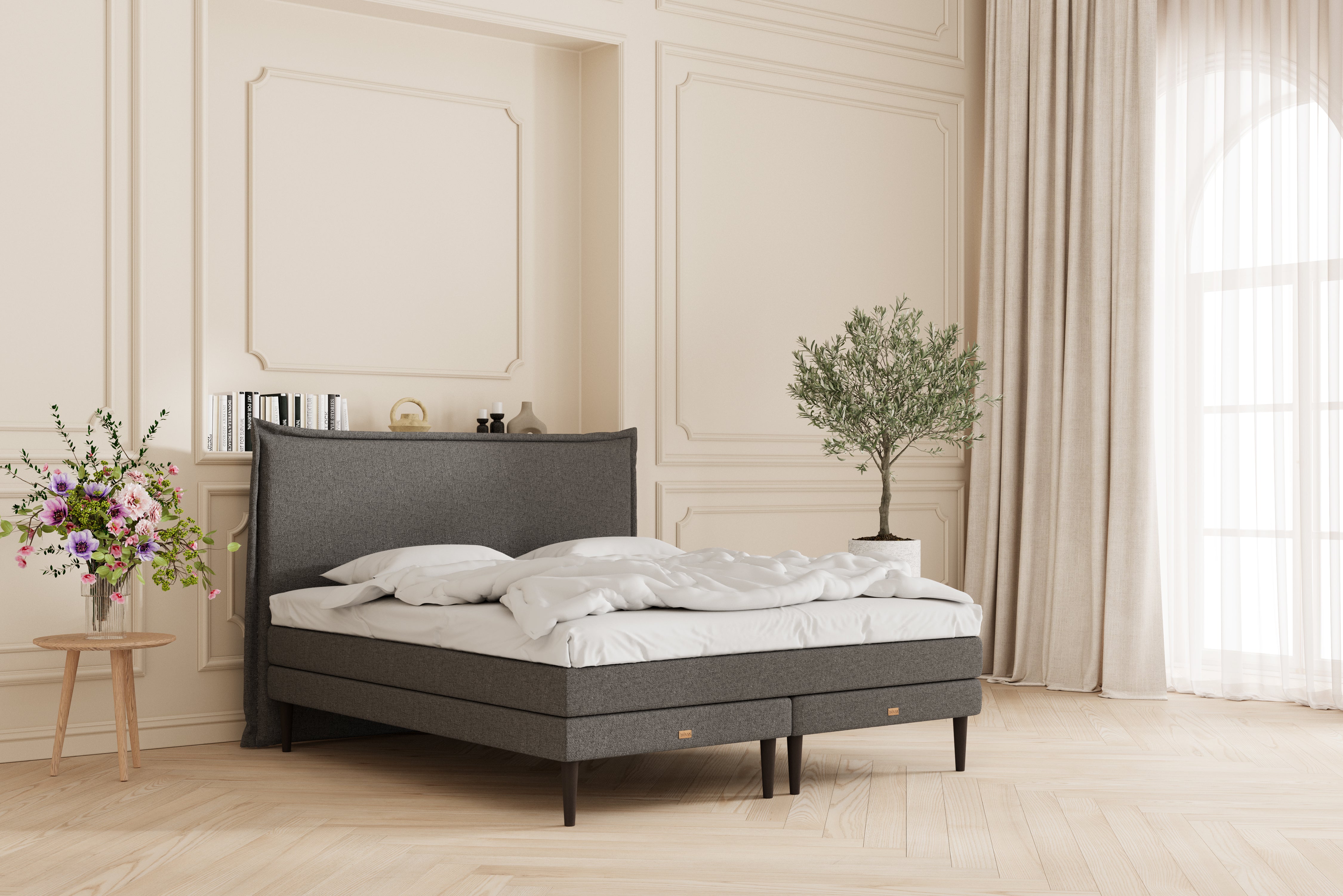 SÖVNN Prestige Kontinentalseng - 180x200 - Grå