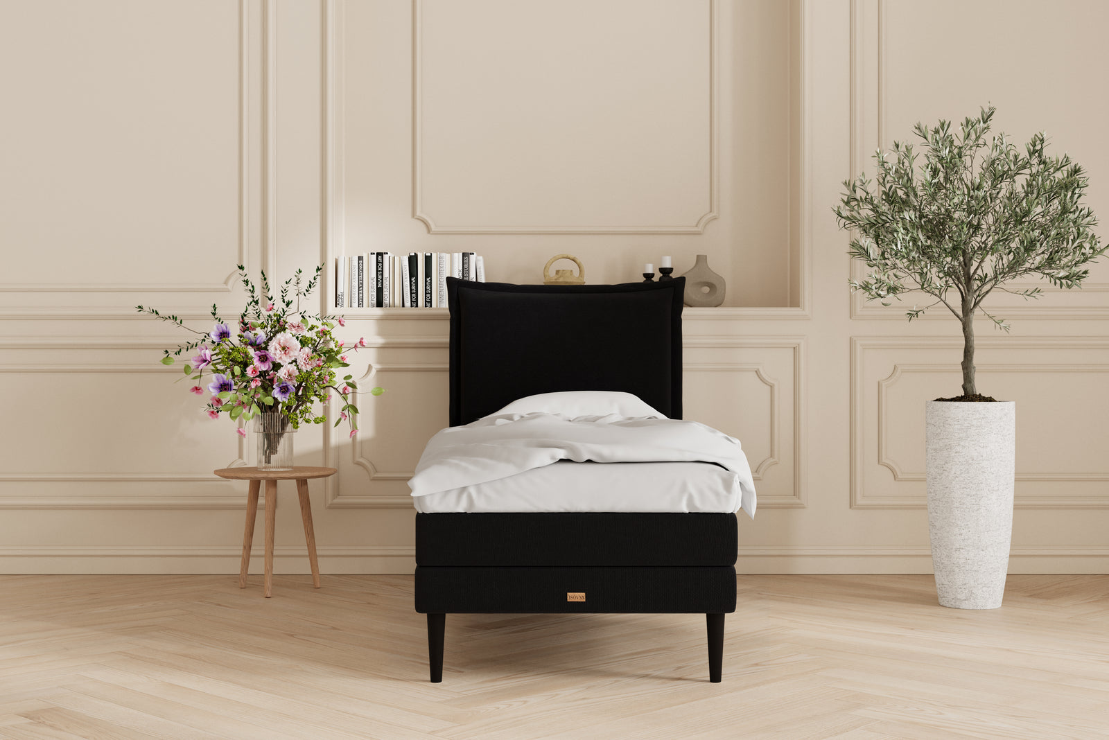 SÖVNN Prestige Kontinentalseng - 90x200 - Sort