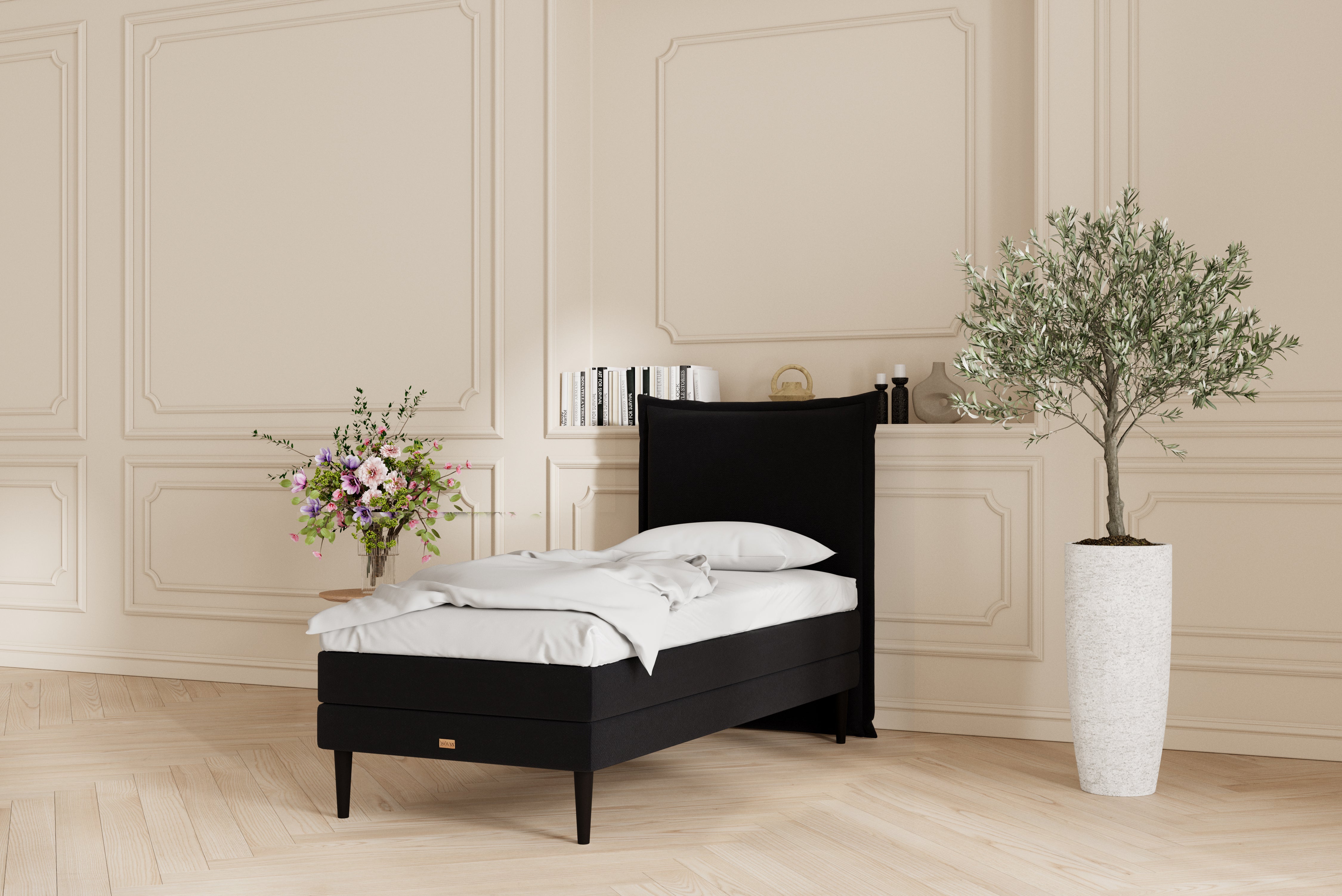 SÖVNN Prestige Kontinentalseng - 90x200 - Sort