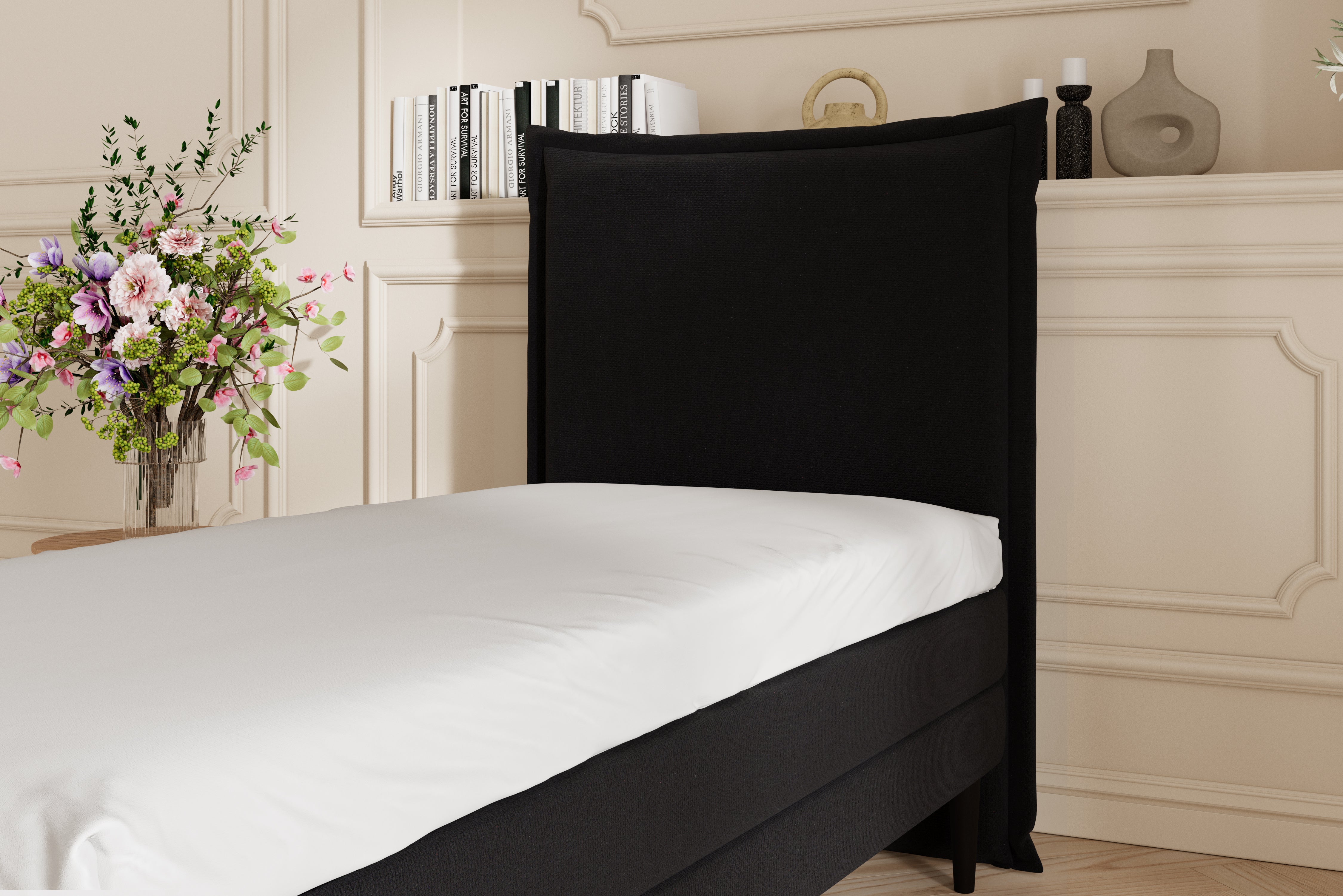 SÖVNN Prestige Kontinentalseng - 90x200 - Sort