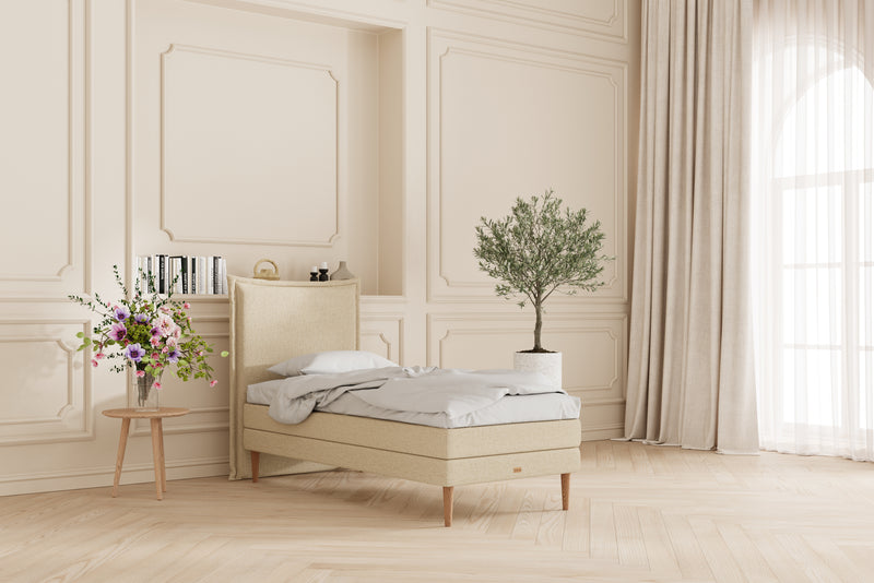 SÖVNN Prestige Kontinentalseng - 90x200 - Lys beige