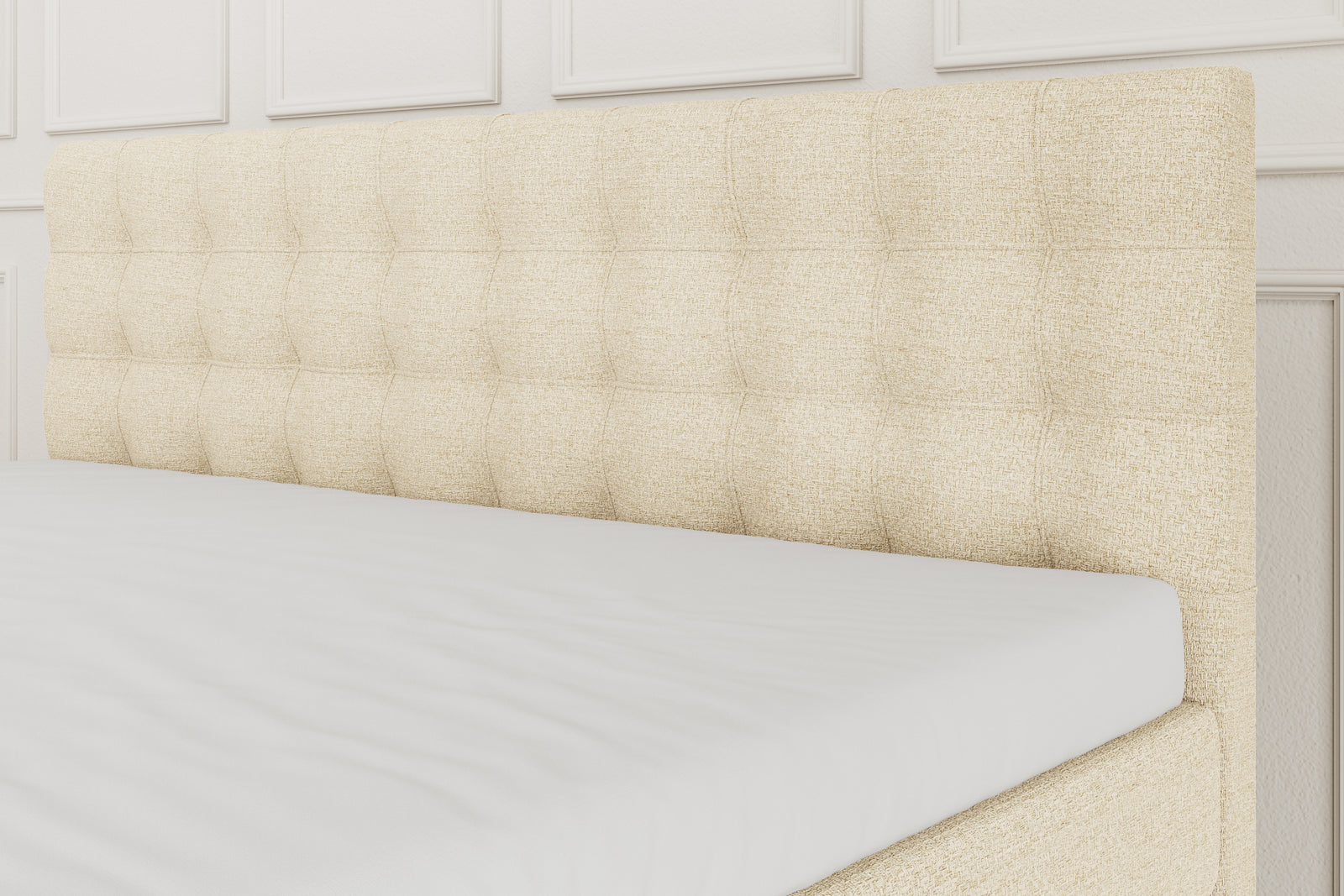 SÖVNN Ragner Sengegavl - Lys beige - 180x110
