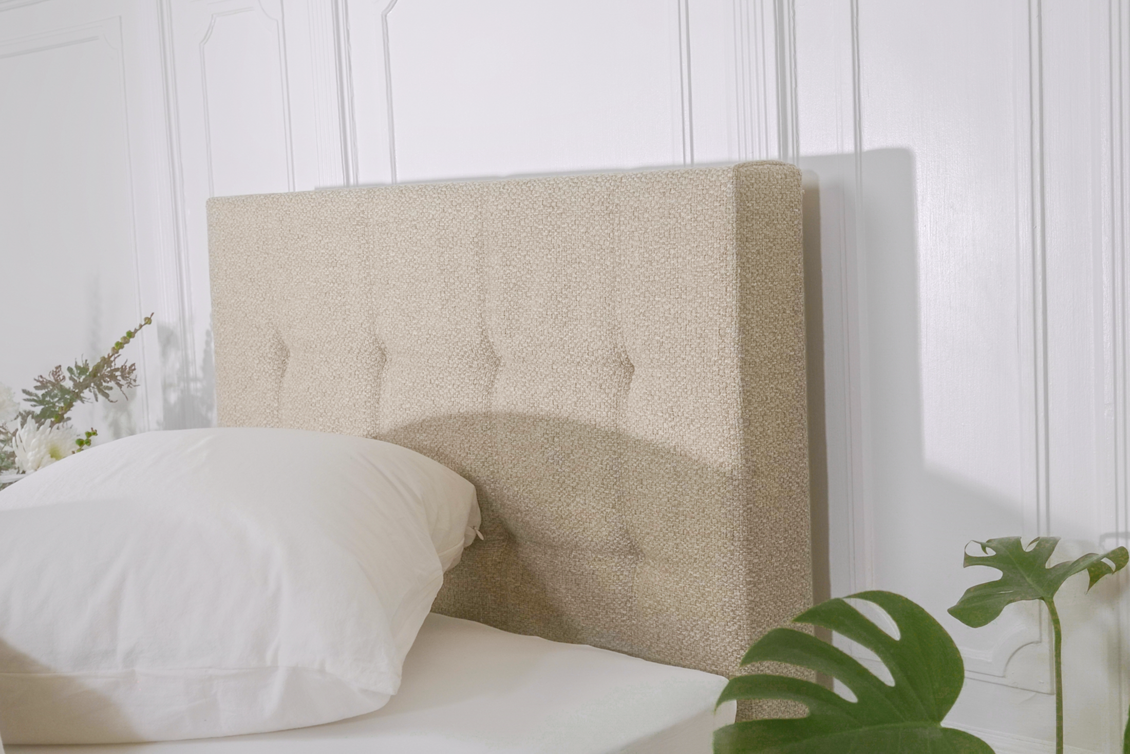 SÖVNN Xtra Boxseng Med Opbevaring - 90x200 - Sand