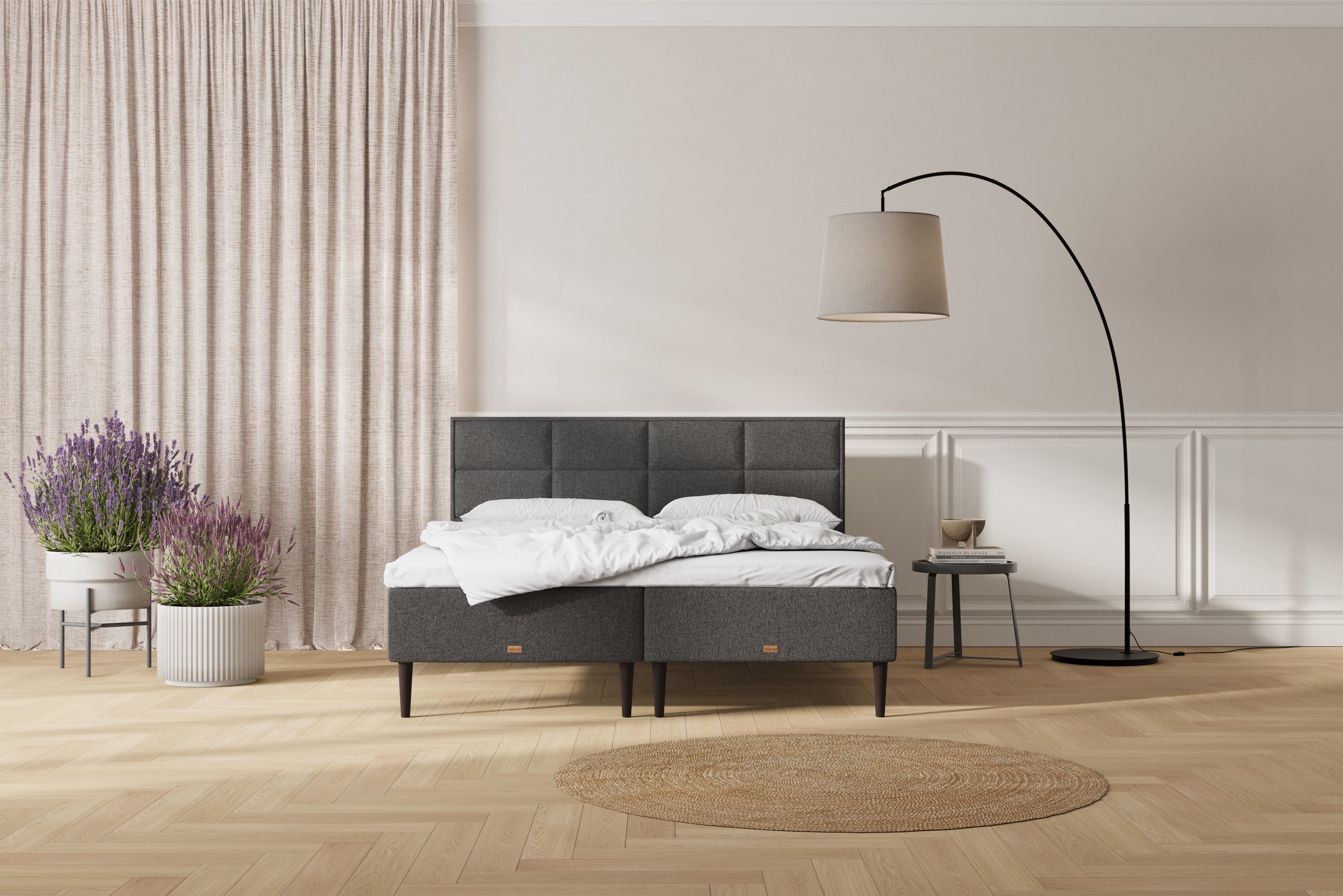 SÖVNN Saga Boxmadras - 180x210 - Grå