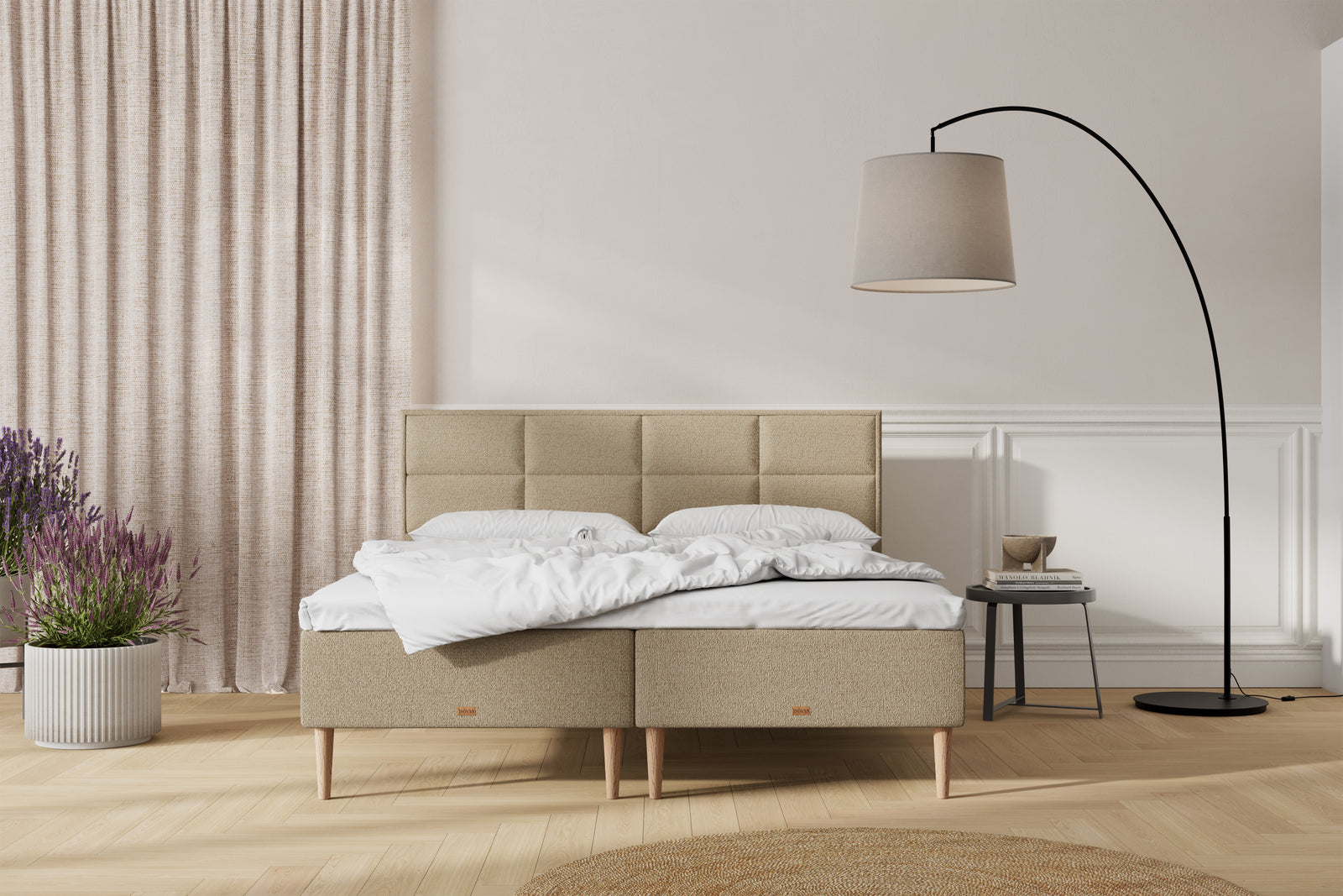 SÖVNN Saga Boxmadras - 180x200 - Sand