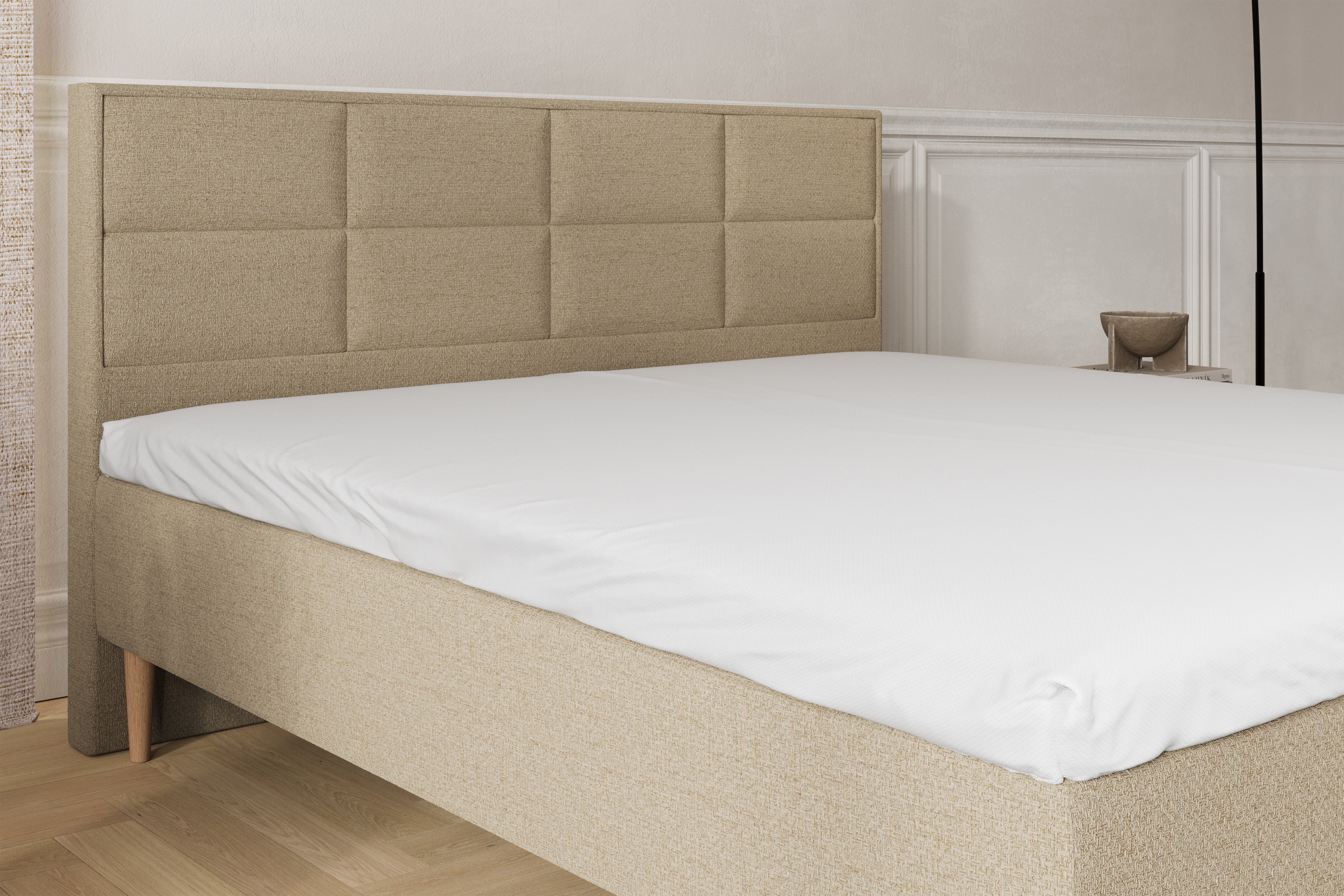 SÖVNN Saga Boxmadras - 180x210 - Sand