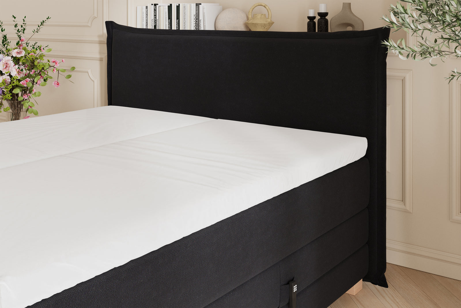 SÖVNN Silva Elevationsseng - 160x200 - Sort