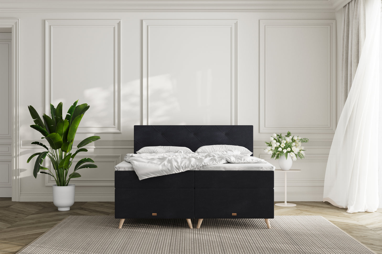 SÖVNN Elite Sengeben - Natur Eg - 13 cm (4 stk)