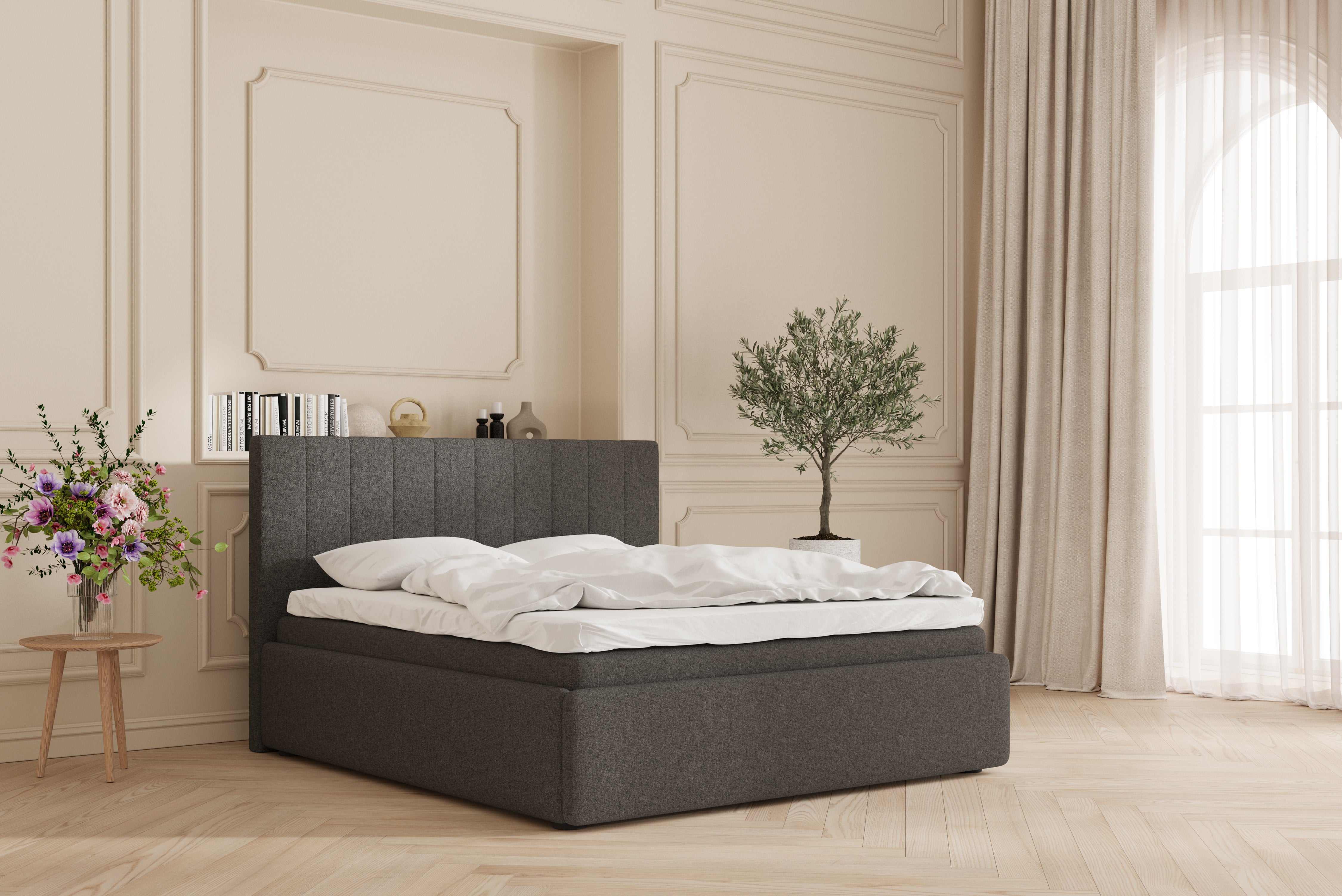 SÖVNN Vega sengeramme - 180x200 - Grå