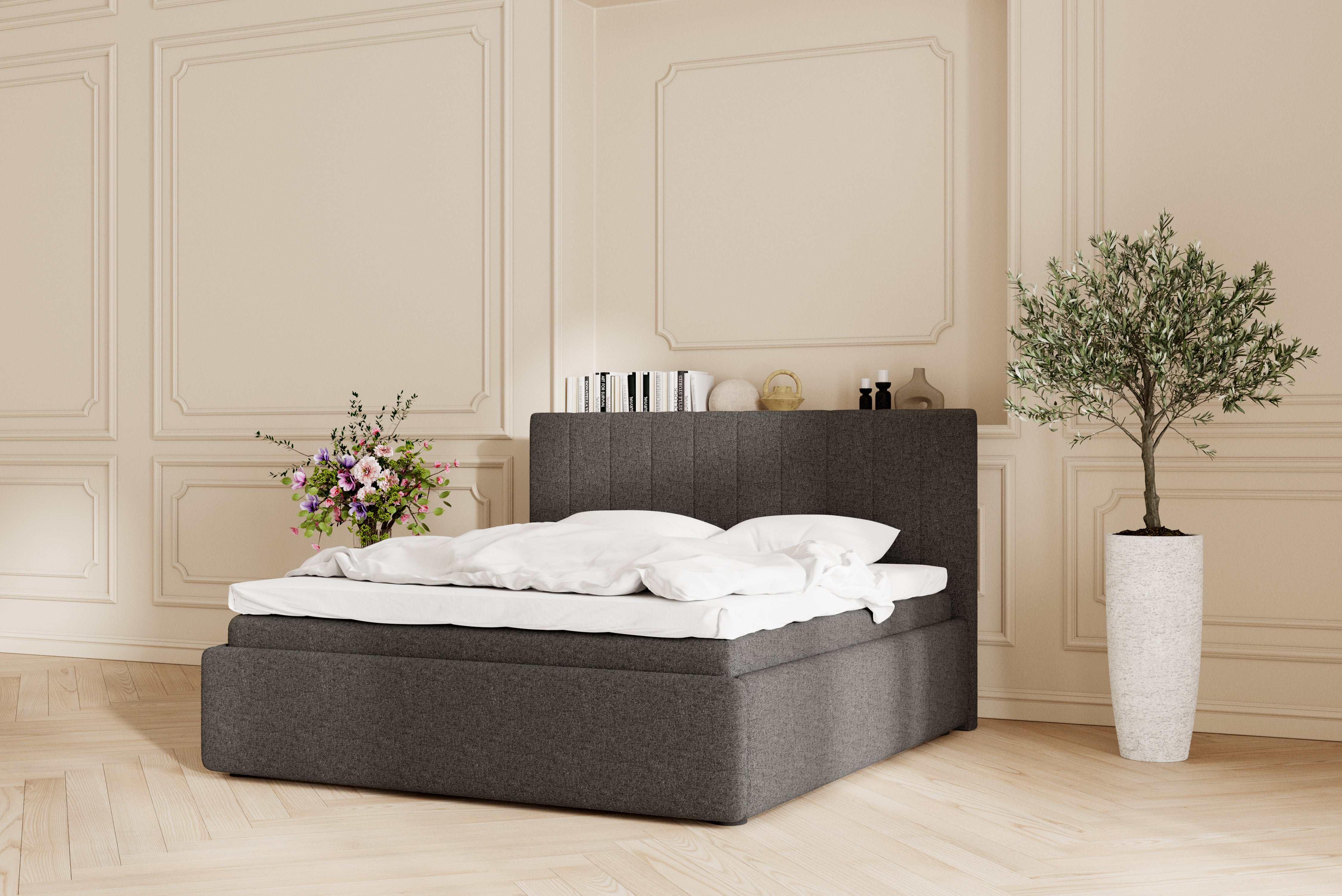 SÖVNN Vega sengeramme - 180x200 - Grå