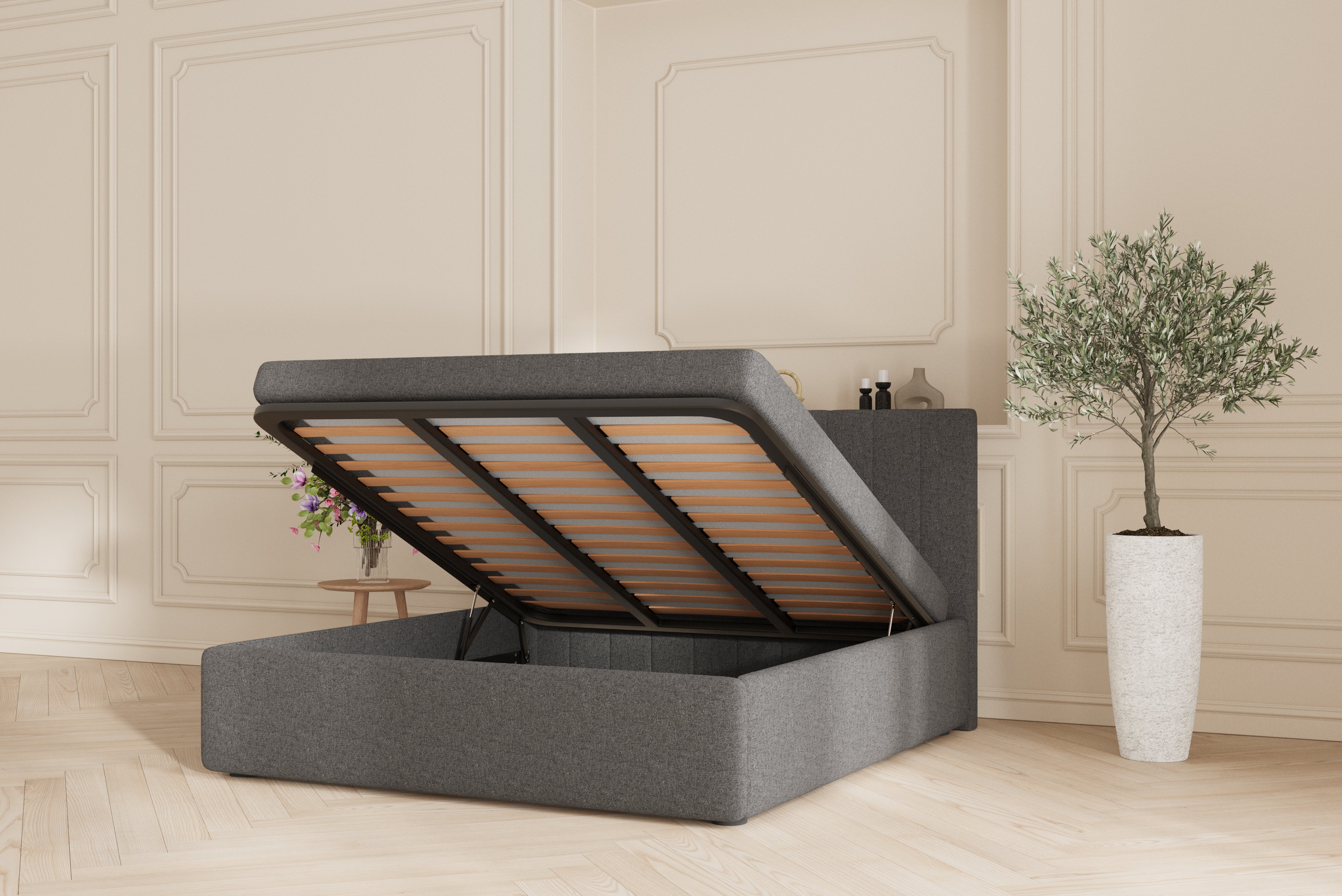 SÖVNN Vega sengeramme - 180x200 - Grå