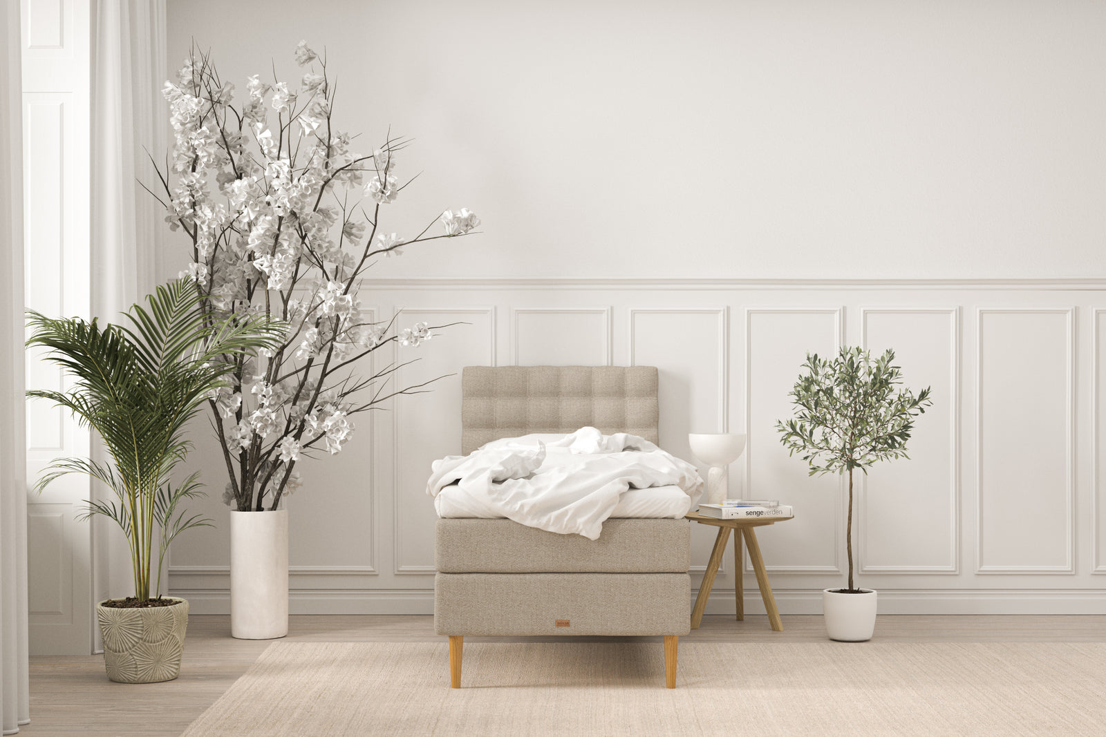 SÖVNN Maya Kontinentalseng - 120x200 - Sand