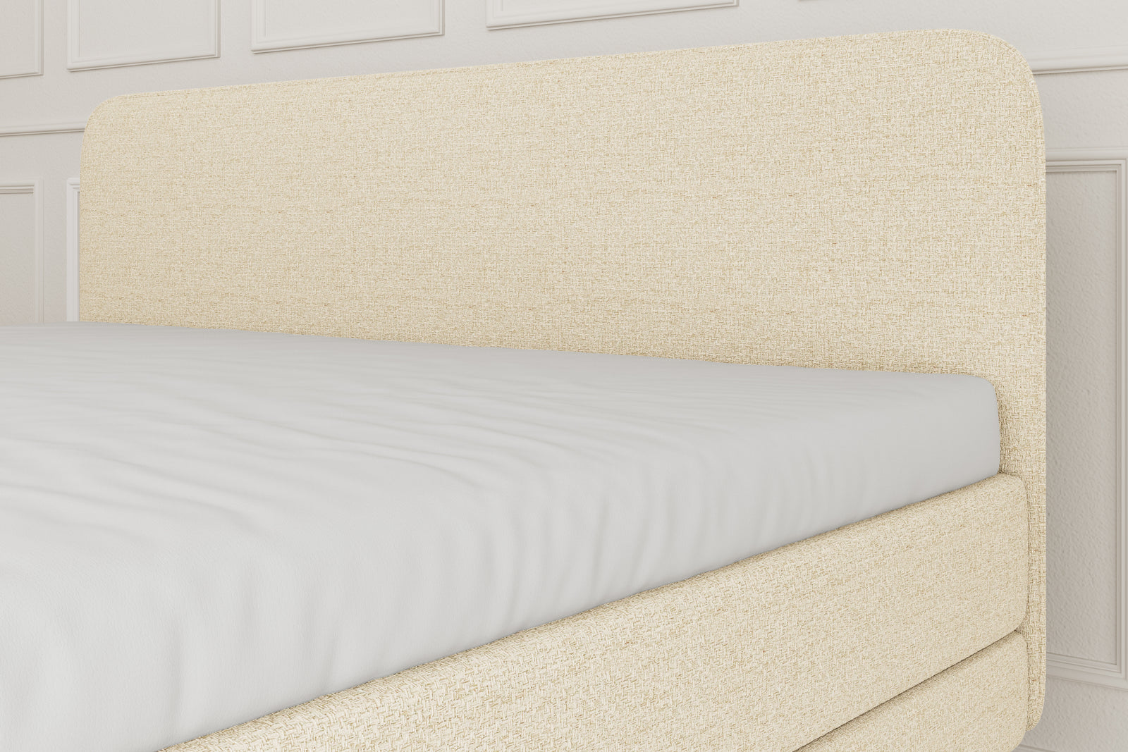 SÖVNN Miro Sengegavl - Lys beige - 180x80