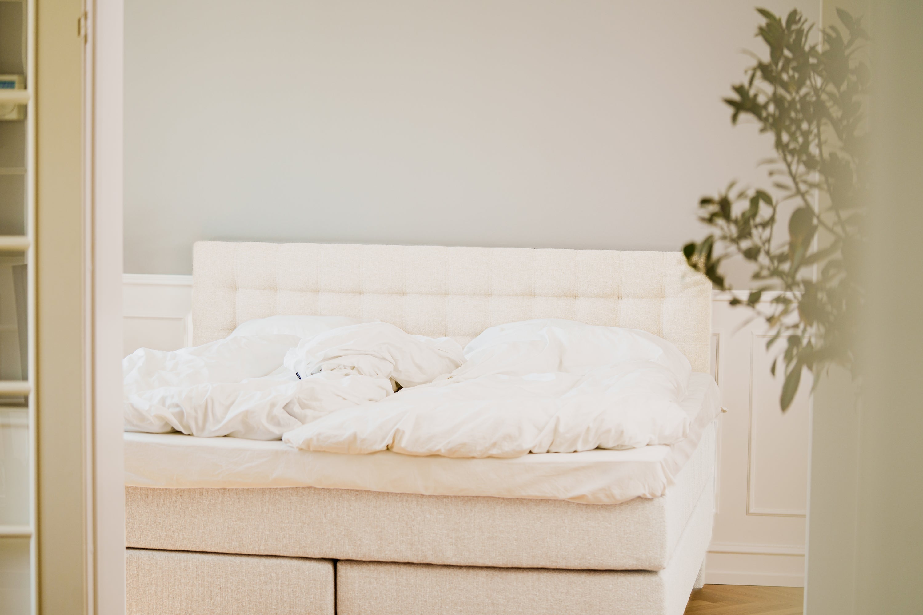 SÖVNN Comfort Kontinentalseng - 80x200 - Lys Beige