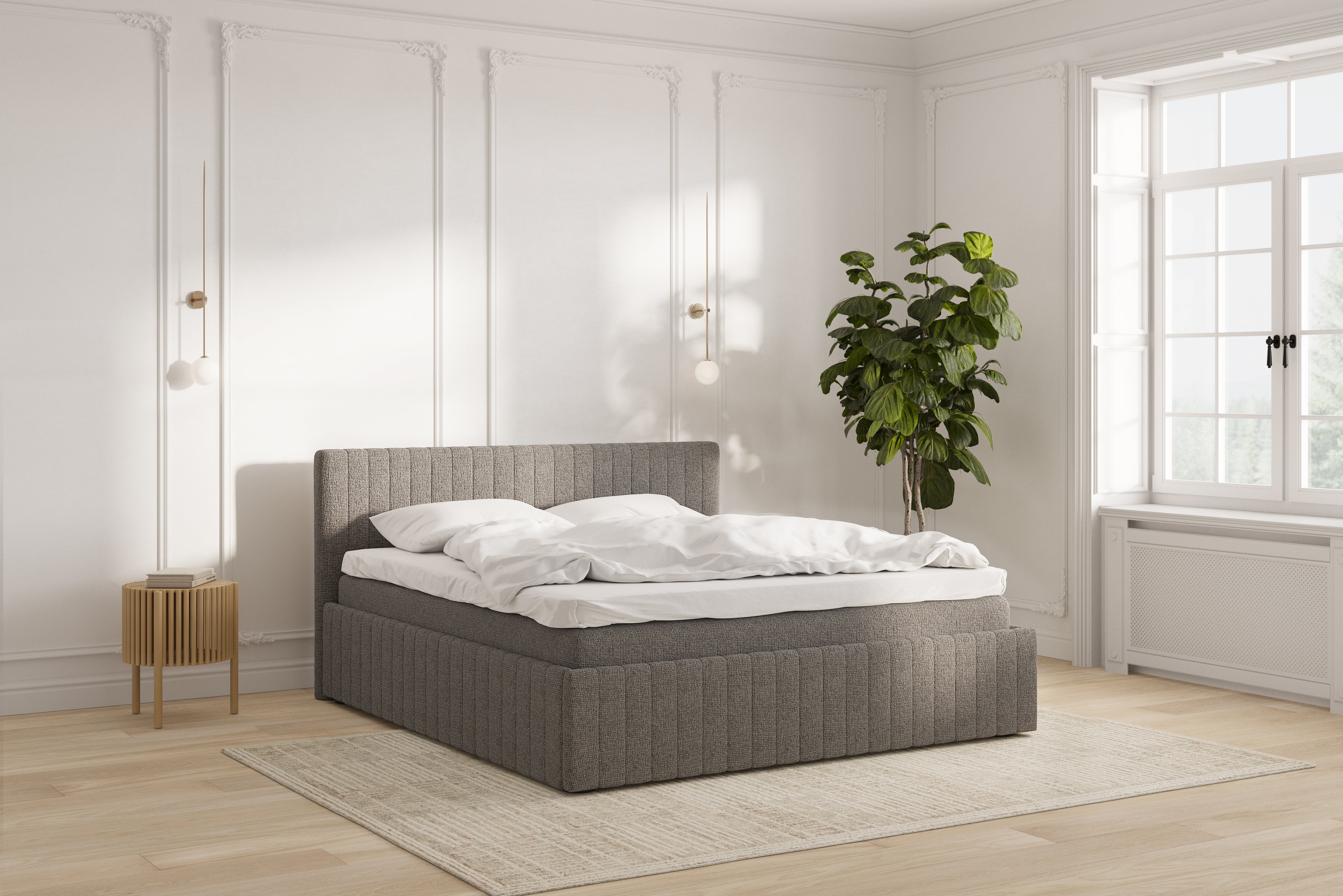 Keva Sengeramme - 180x200 - Grey