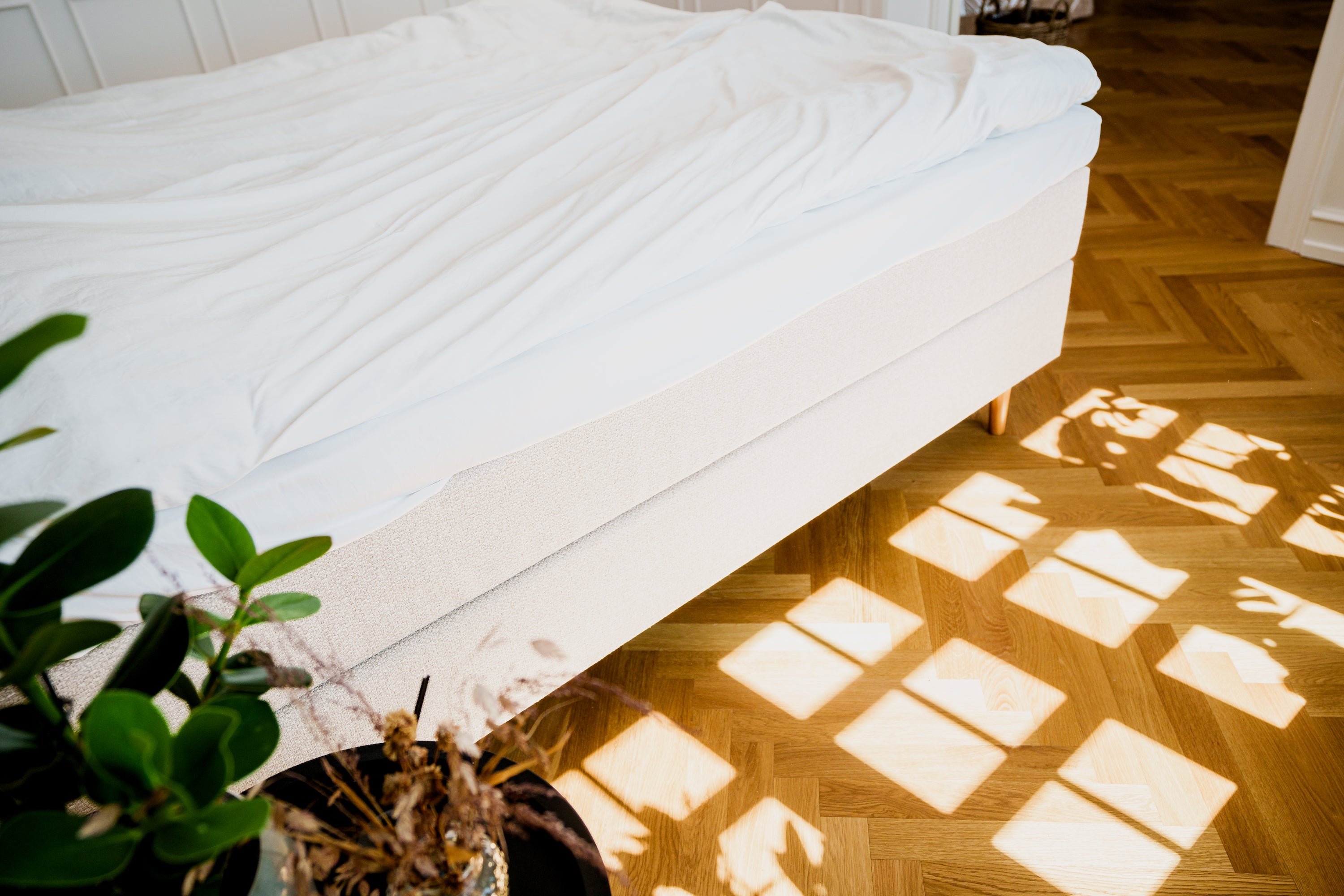 SÖVNN Comfort Kontinentalseng - 120x200 - Lys Beige