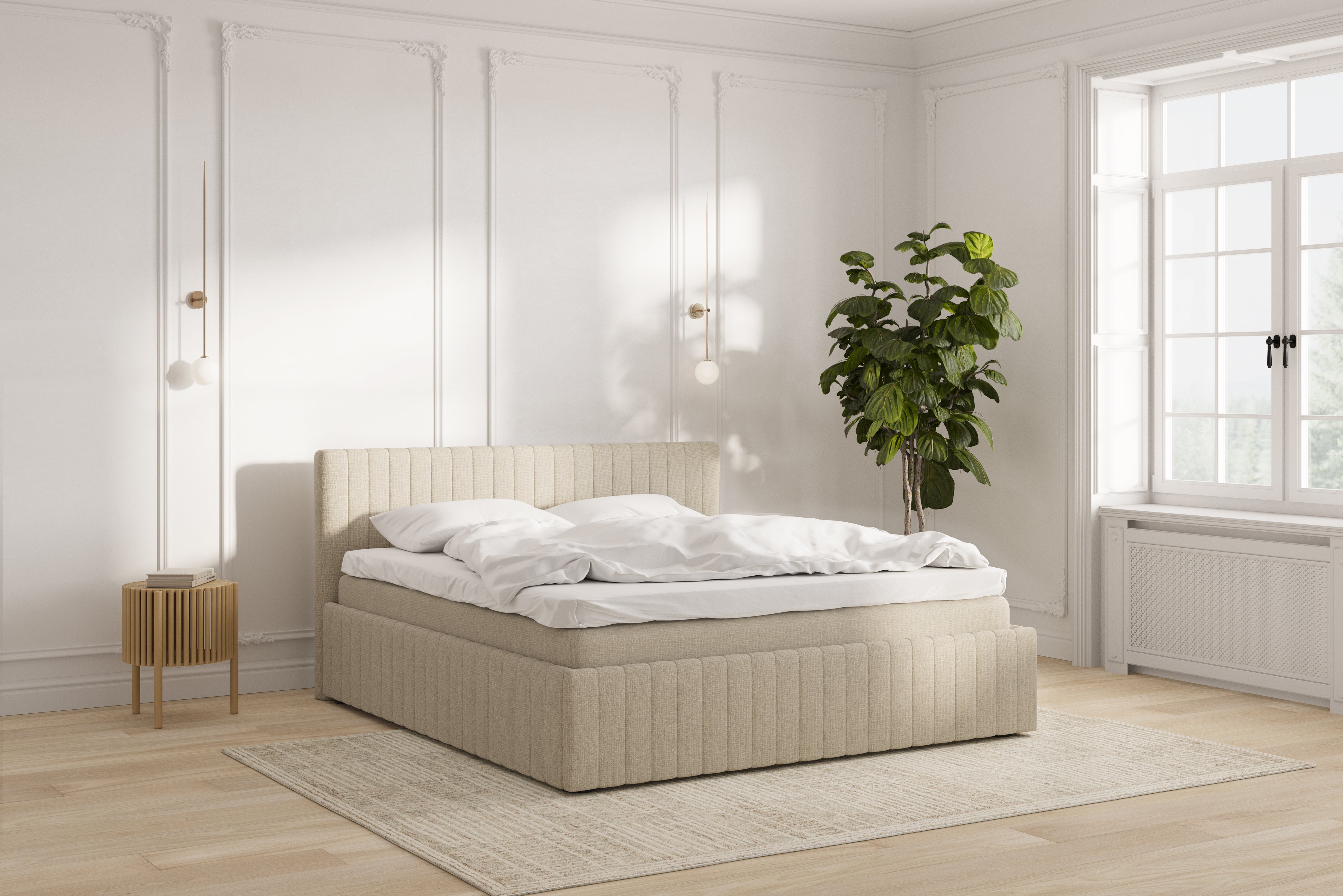 Keva Sengeramme - 180x200 - Beige