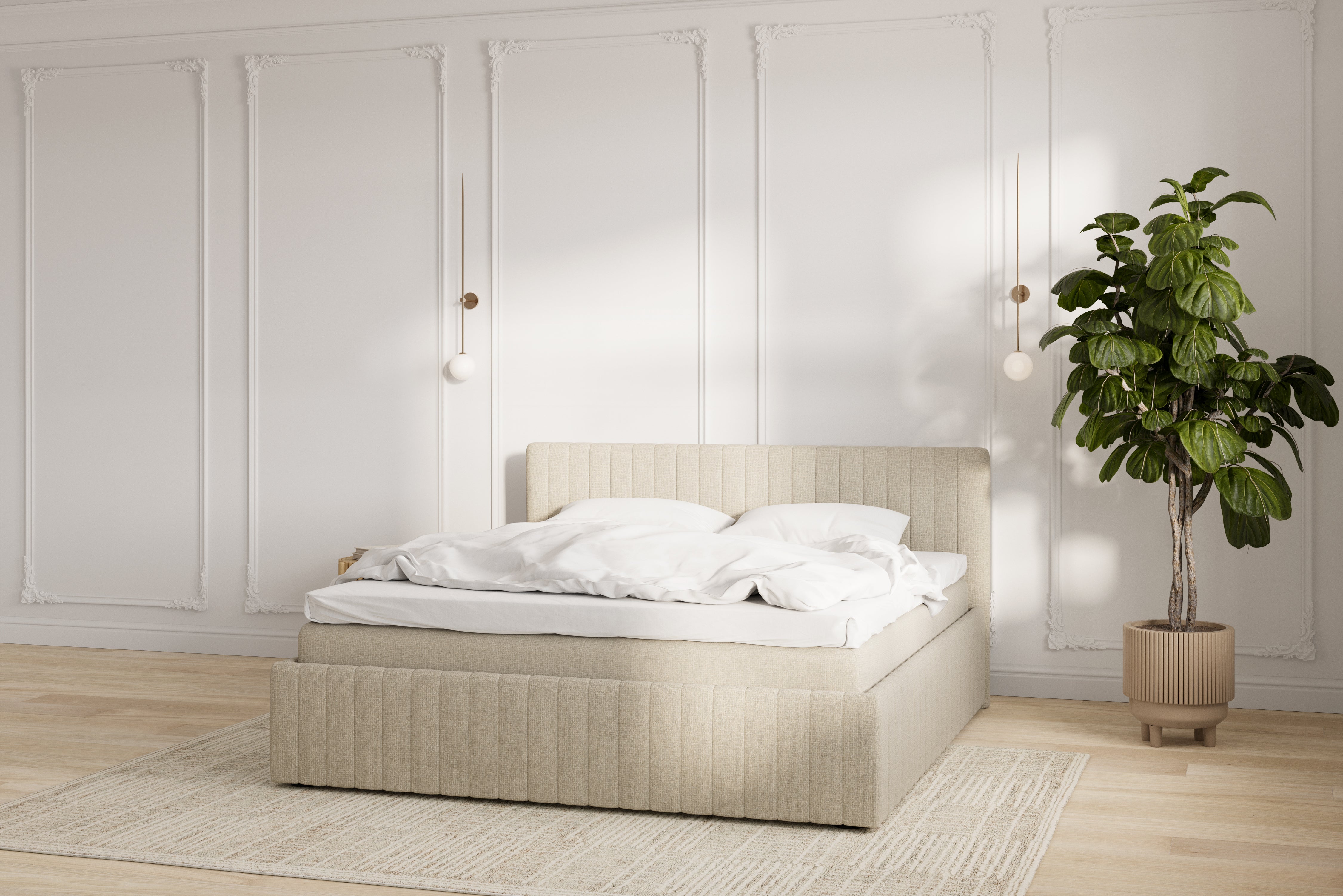 Keva Sengeramme - 180x200 - Beige