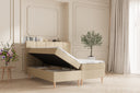 Leda opbevaringsseng - 180x200 - Sand