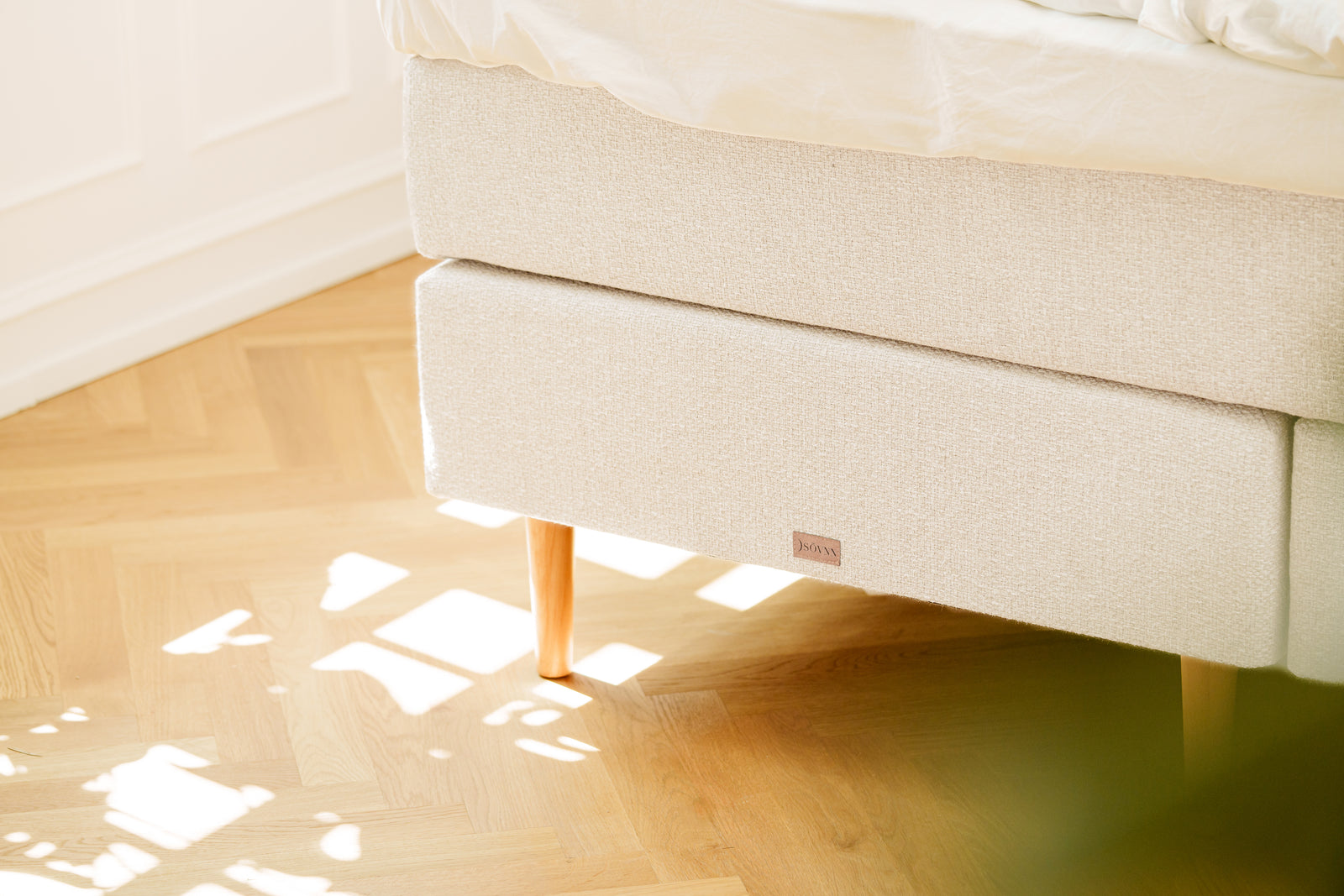 SÖVNN Comfort Kontinentalseng - 180x200 - Lys Beige