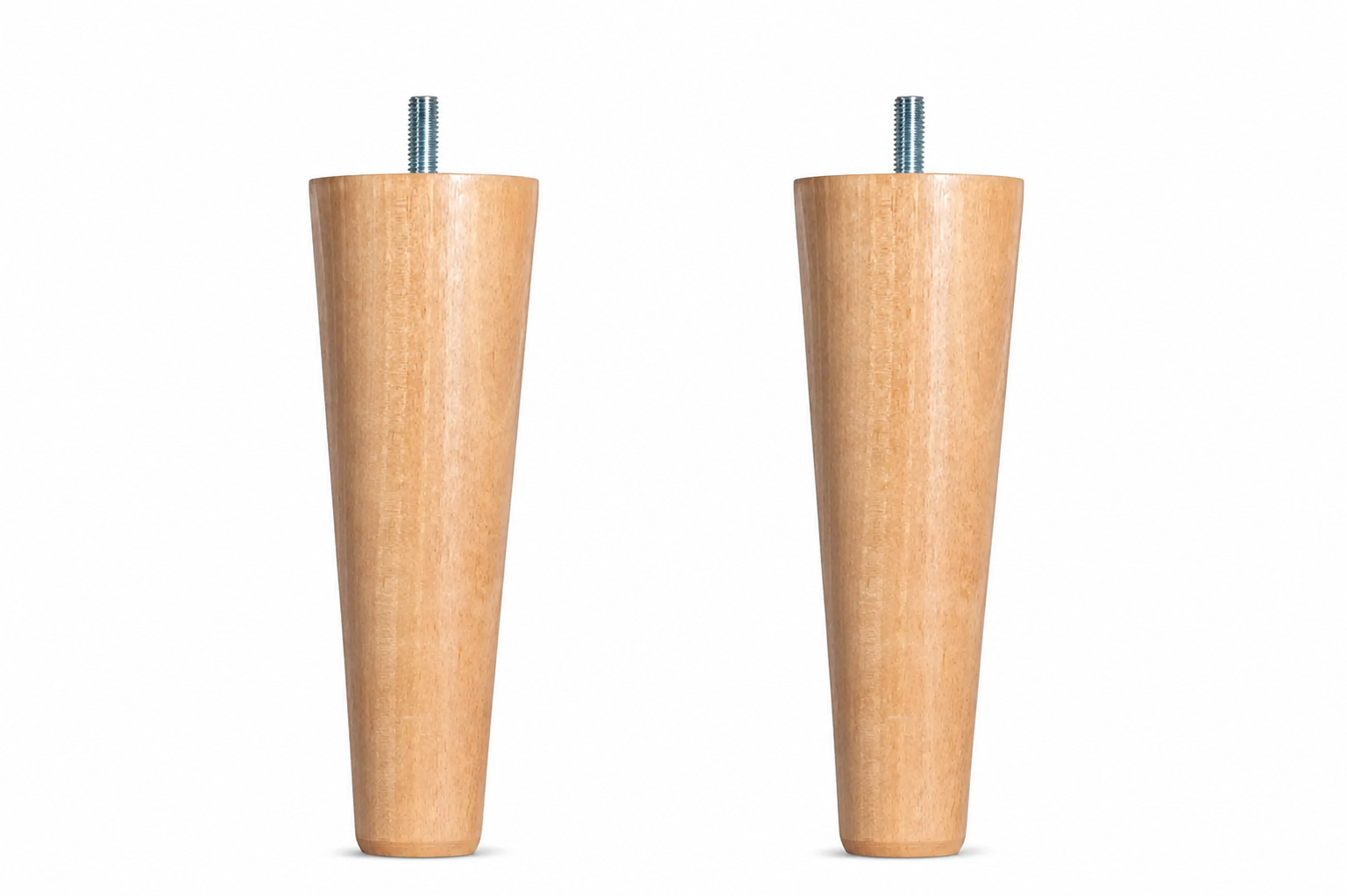 Sengeben - Birk Eg - 18 cm - Sæt à 4 stk.