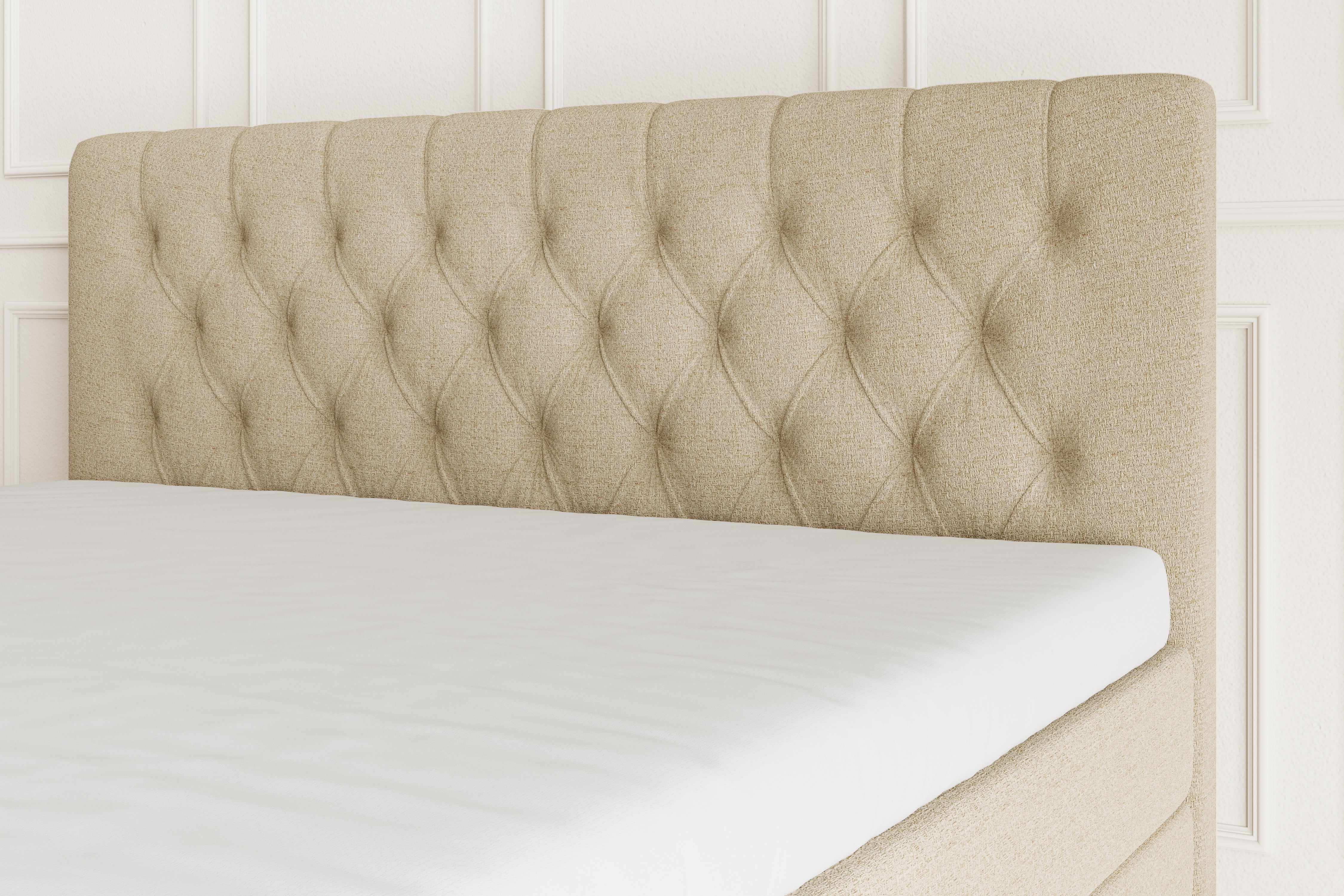 SÖVNN Chesterfield Sengegavl - Sand - 120x115