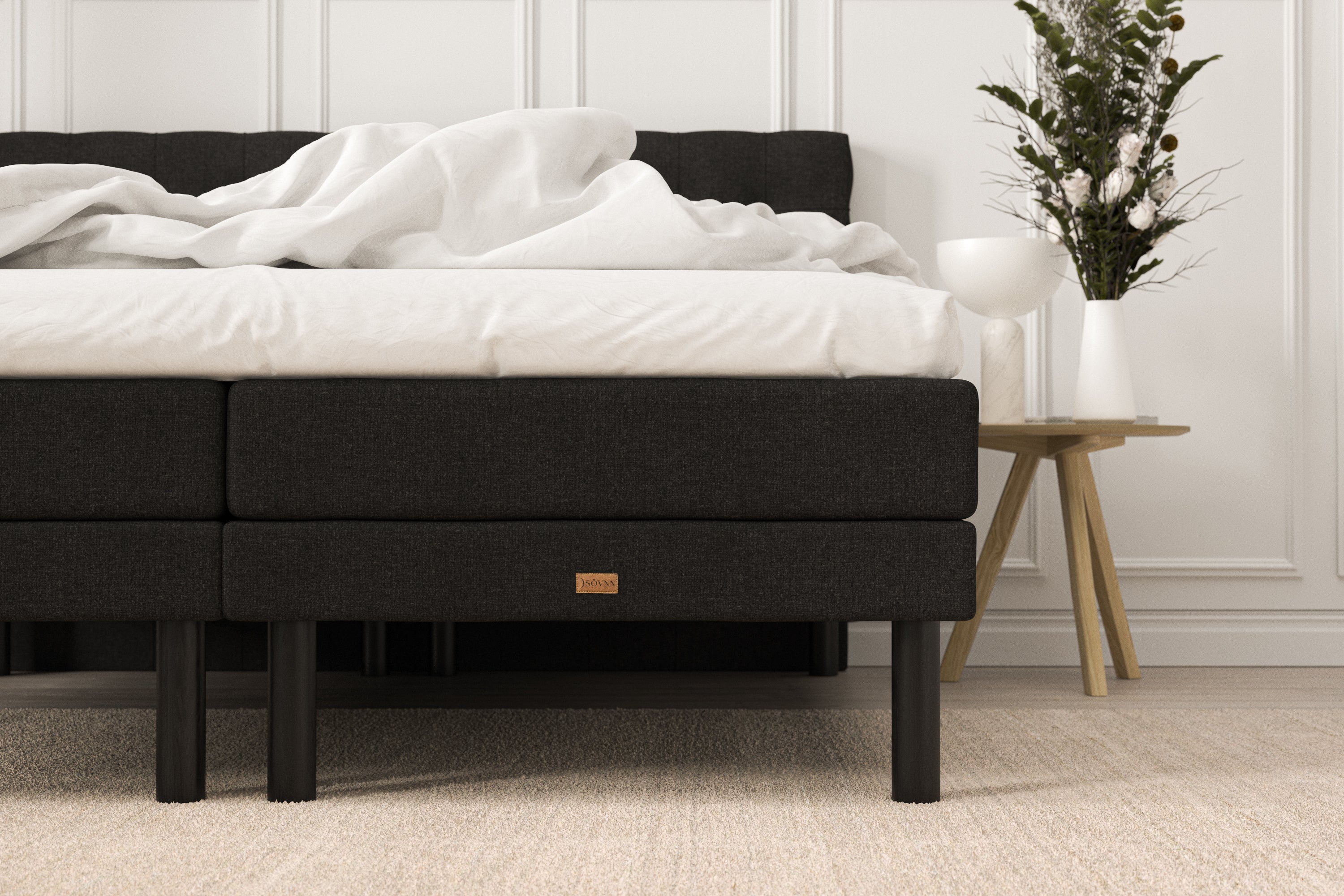 SÖVNN Deluxe Elevationsseng - 180x210 - Sort