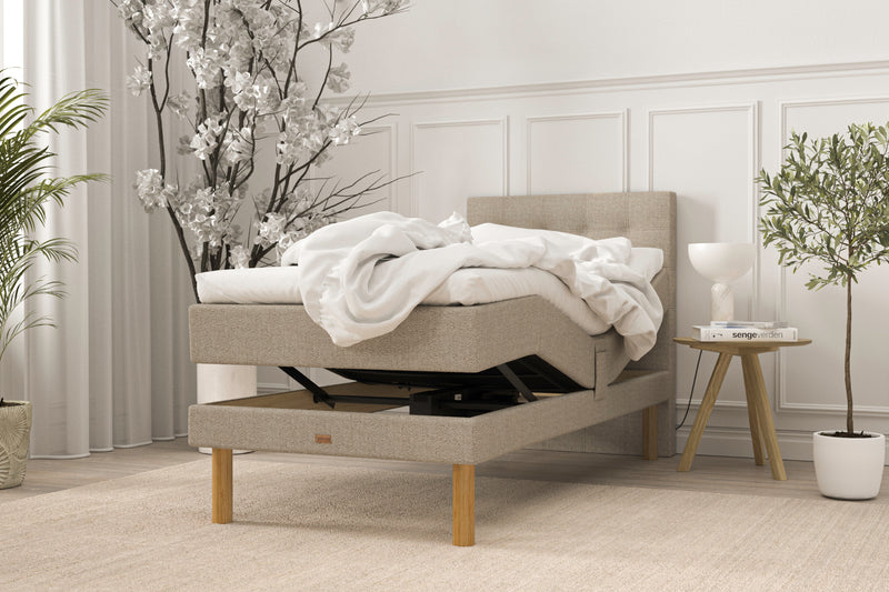 SÖVNN Deluxe Elevationsseng - 80x200 - Sand