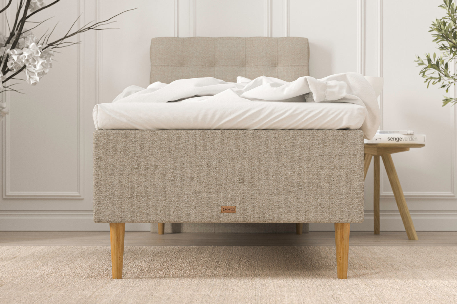 SÖVNN Elite Boxmadras - 80x200 - Sand