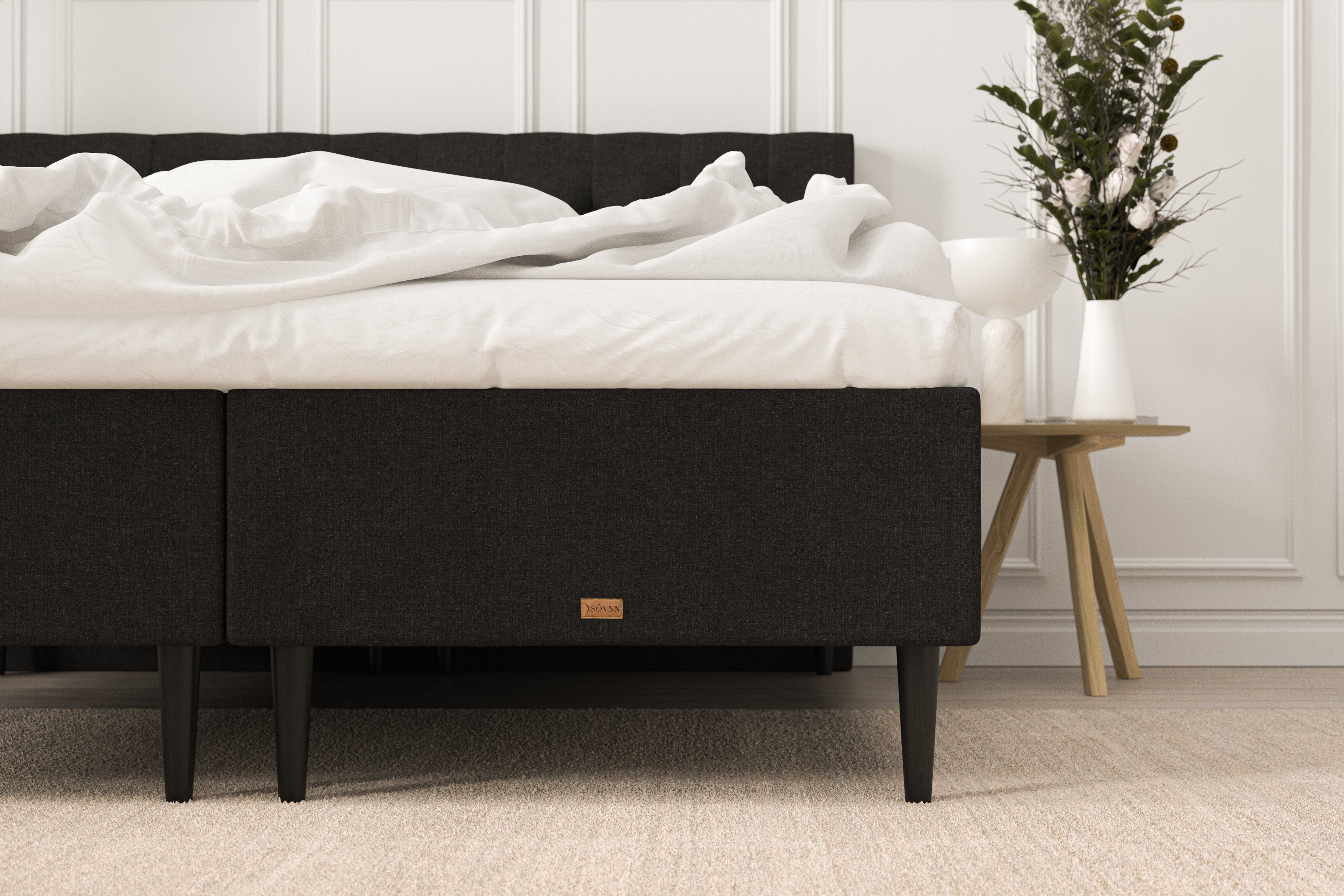 SÖVNN Elite Boxmadras - 210x210 - Sort
