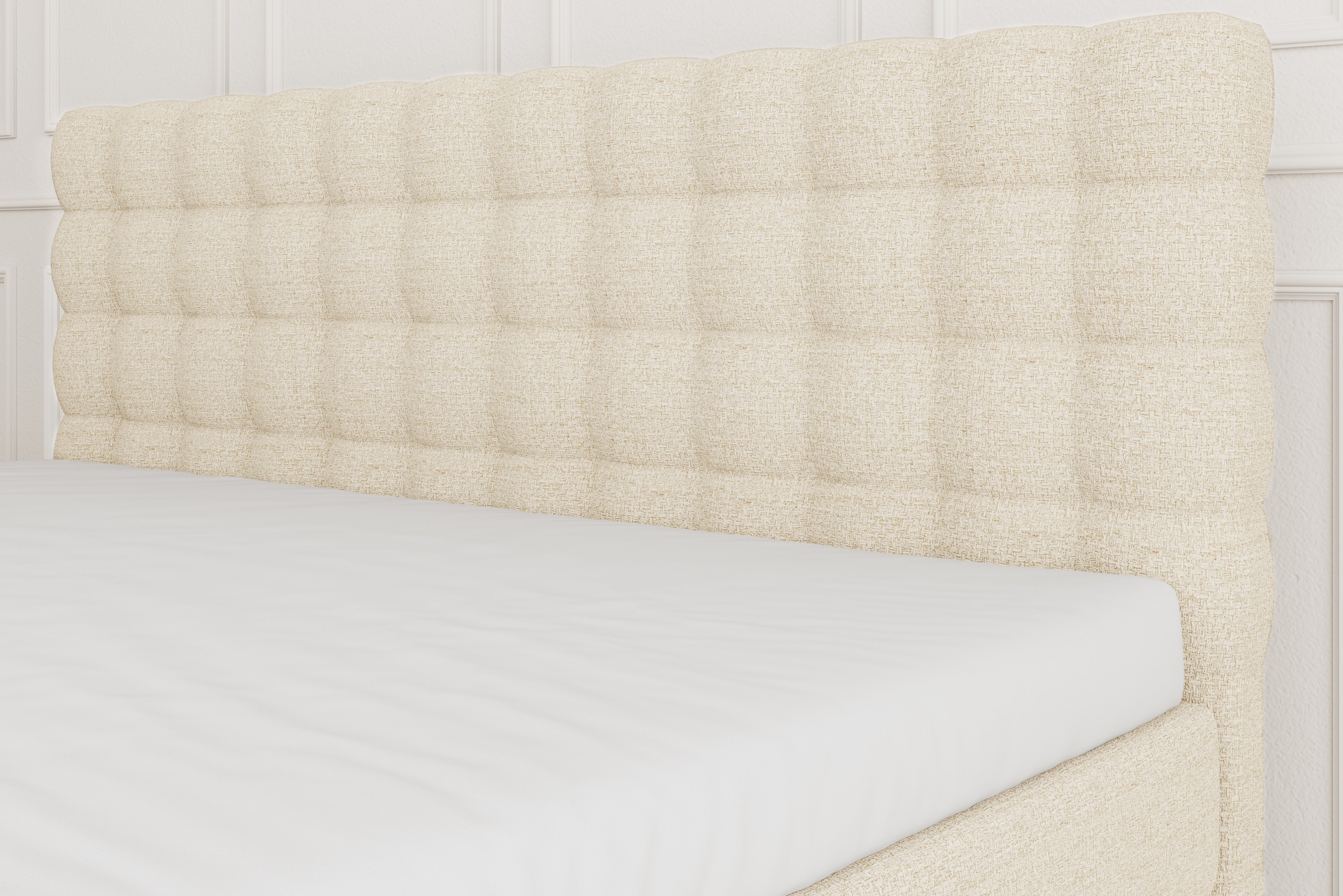 SÖVNN Fjall Sengegavl - Lys beige - 120x115