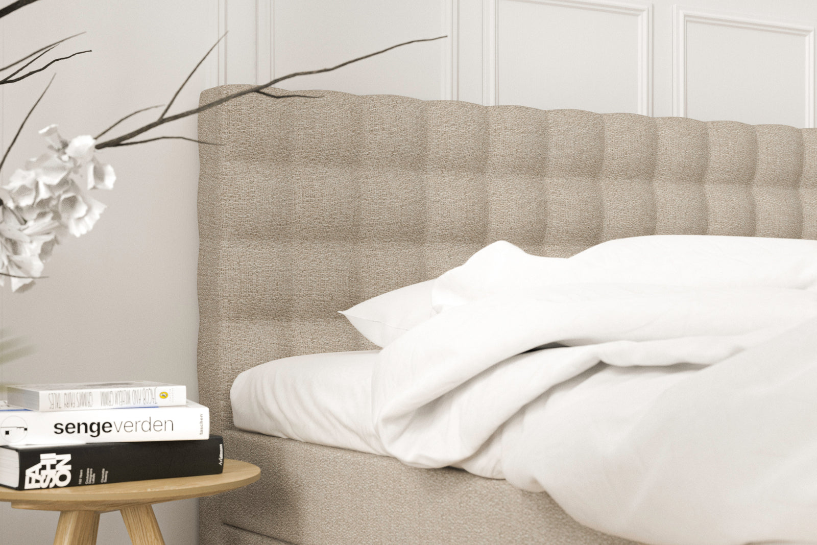 SÖVNN Luna Kontinentalseng - 180x200 - Sand