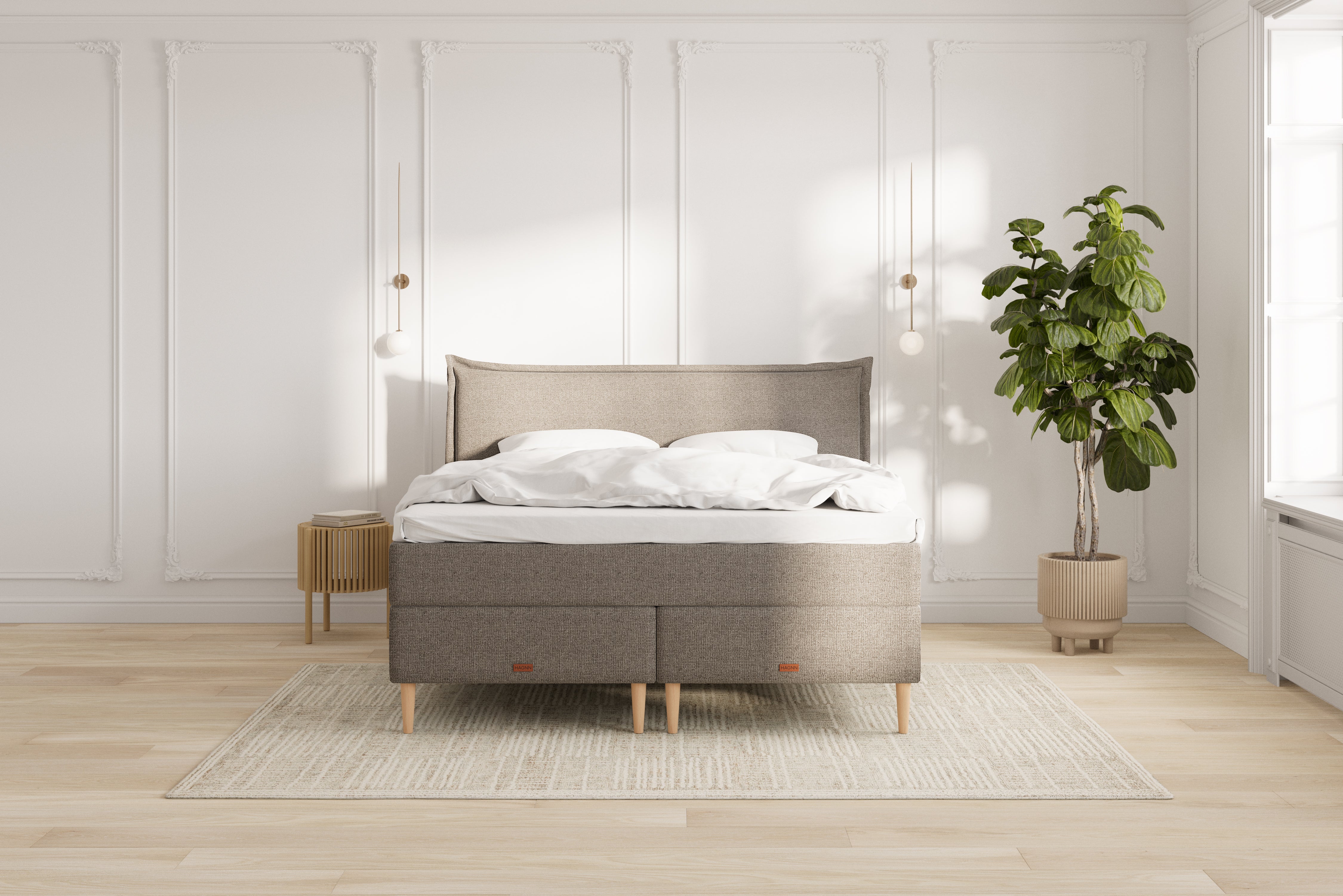 Icon Kontinentalseng - 180x200 - Grey