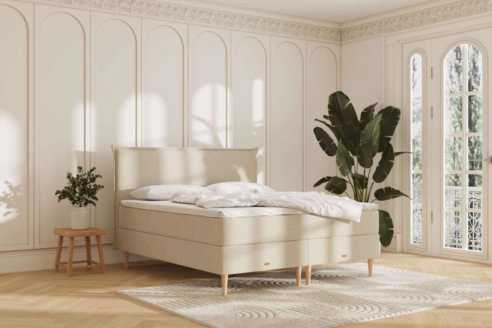 Juna Kontinentalseng - 180x200 - Beige