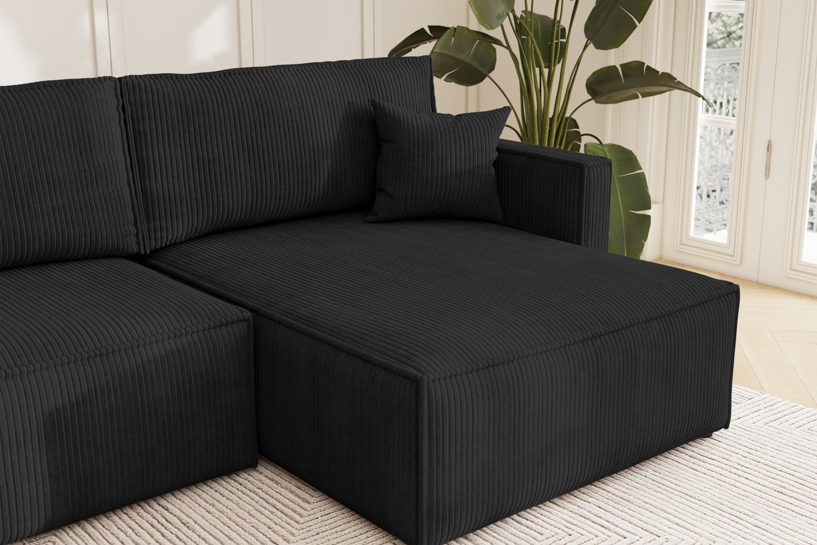 Karlo Sovesofa U XL - Velvet Black